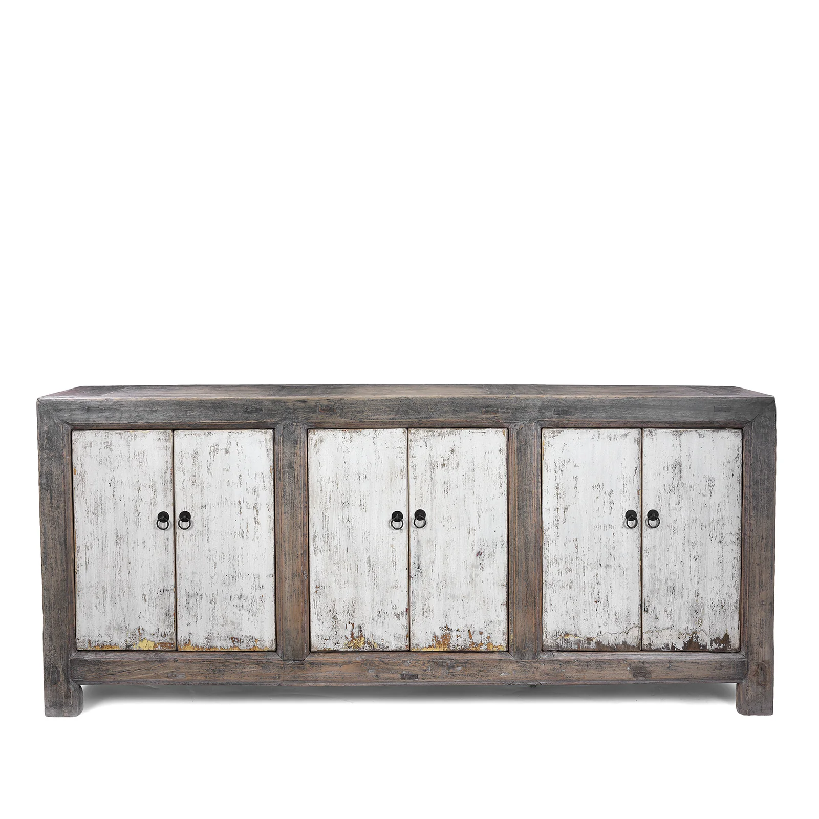 Painted 6 Door Mongolian Sideboard