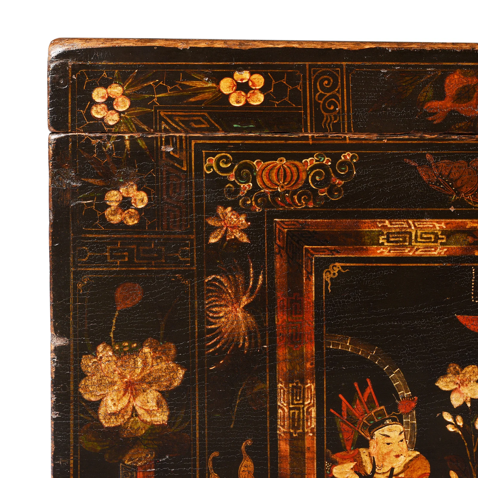 Painted Opera Chest From Shanxi - 19th Century - Image 2