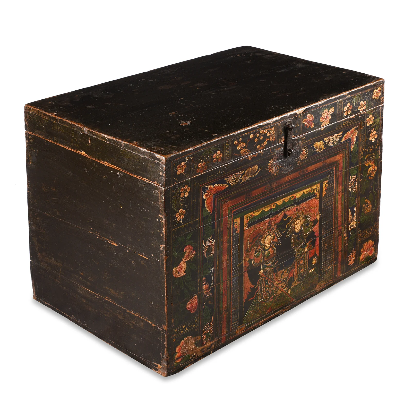 Painted Opera Chest From Shanxi - 19th Century - Image 4