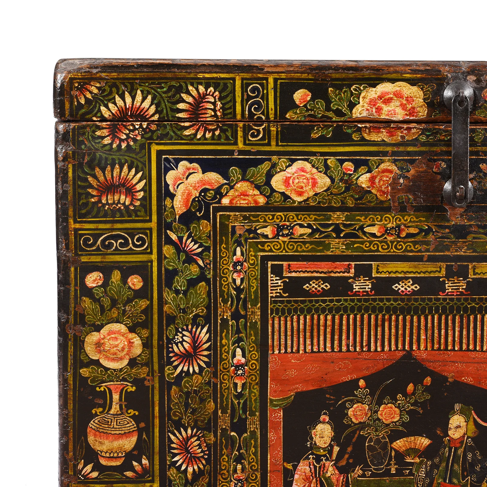 Painted Opera Chest From Shanxi - 19thC - Image 2