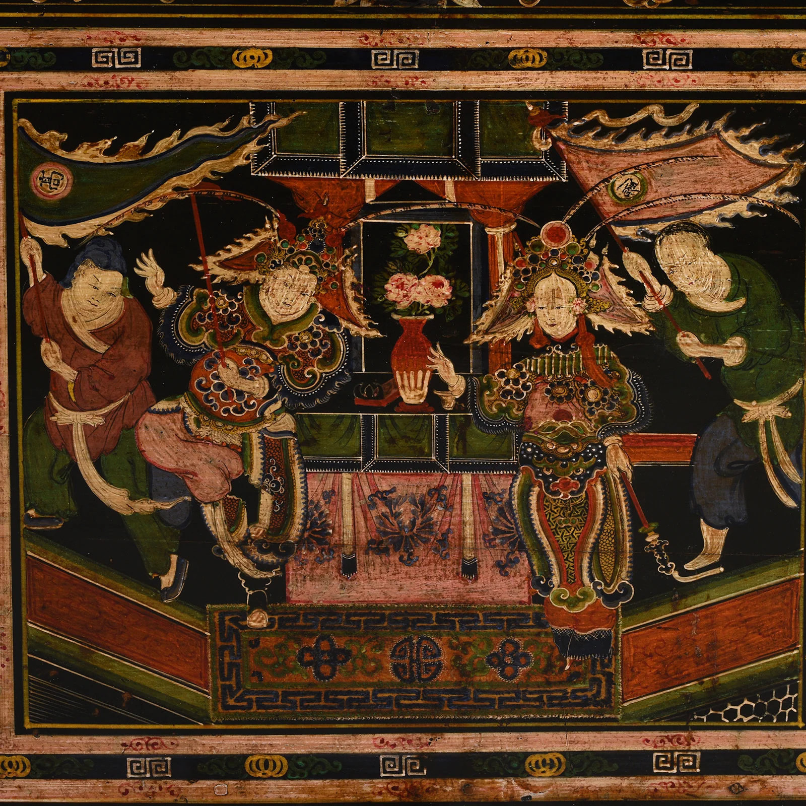 Painted Opera Chest From Shanxi Province - 19th Century - Image 2