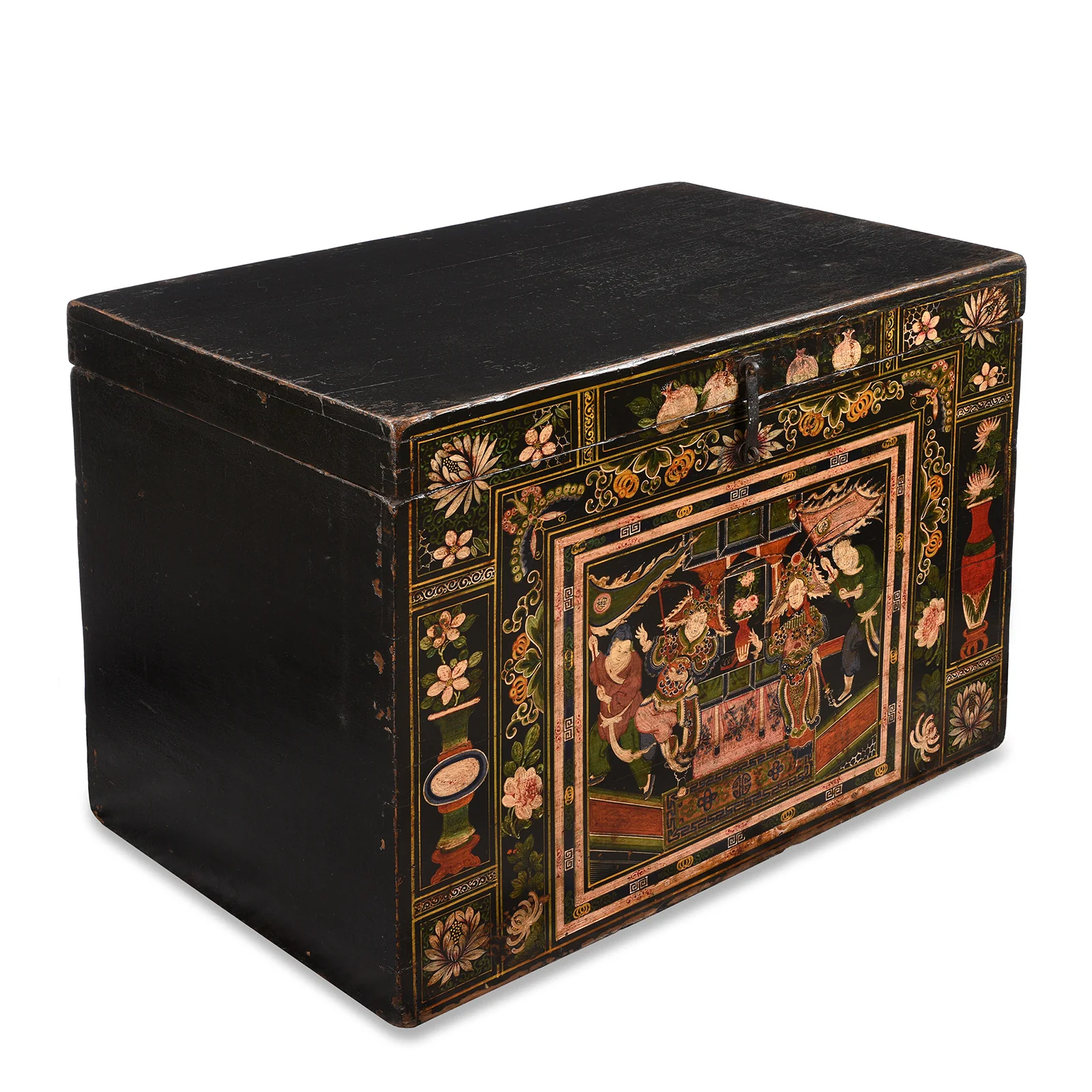Painted Opera Chest From Shanxi Province - 19th Century - Image 3