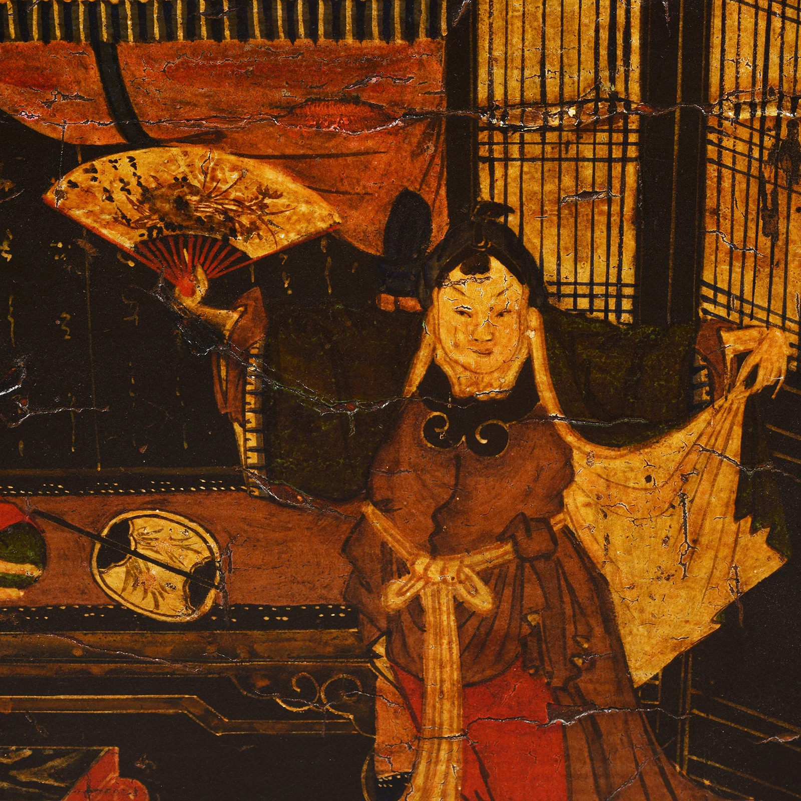 Painted Opera Chest From Shanxi - 19th Century - Image 8