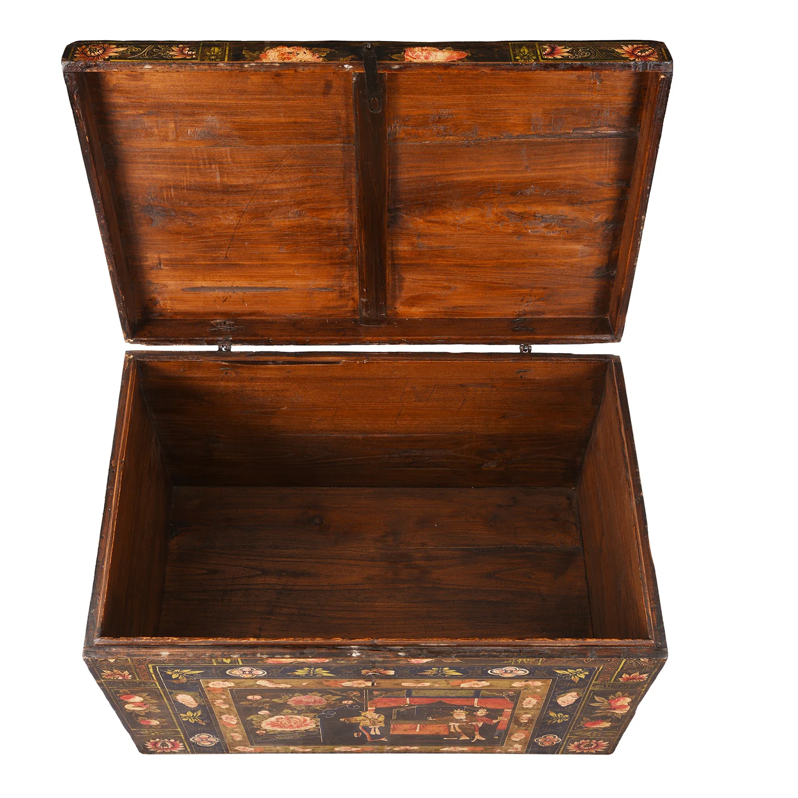 Painted Opera Chest From Shanxi - 19th Century - Image 4