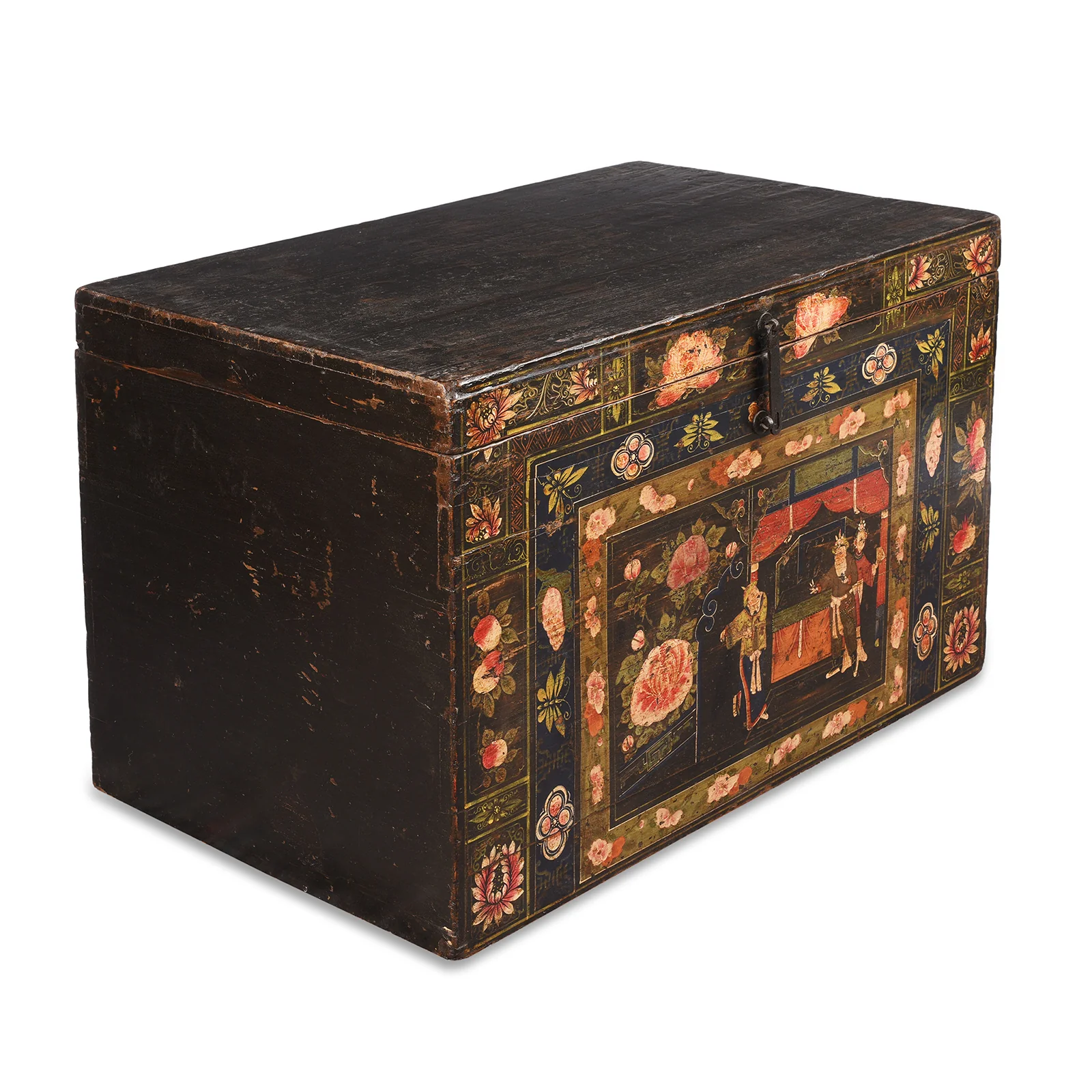 Painted Opera Chest From Shanxi - 19th Century - Image 6