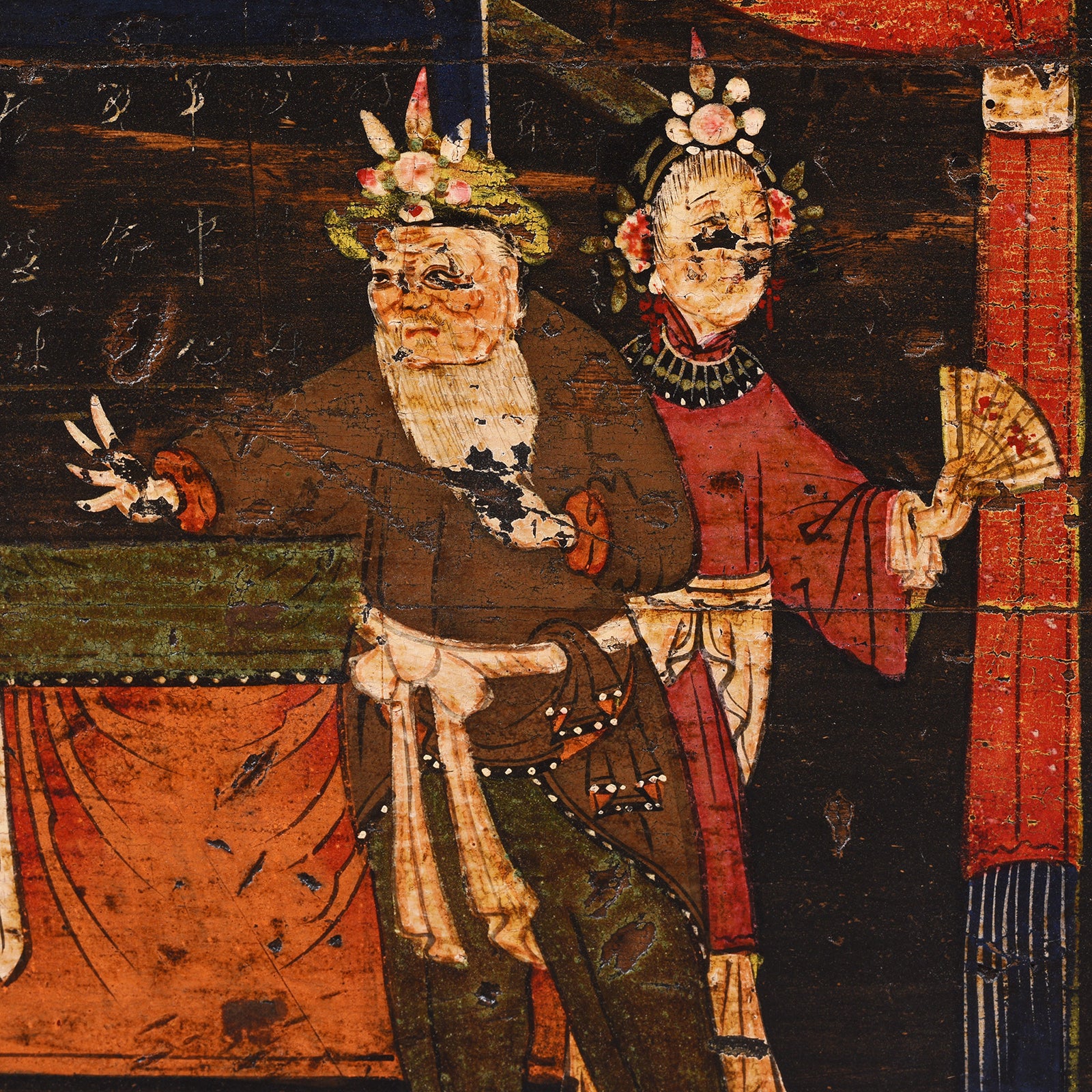 Painted Opera Chest From Shanxi - 19th Century - Image 7