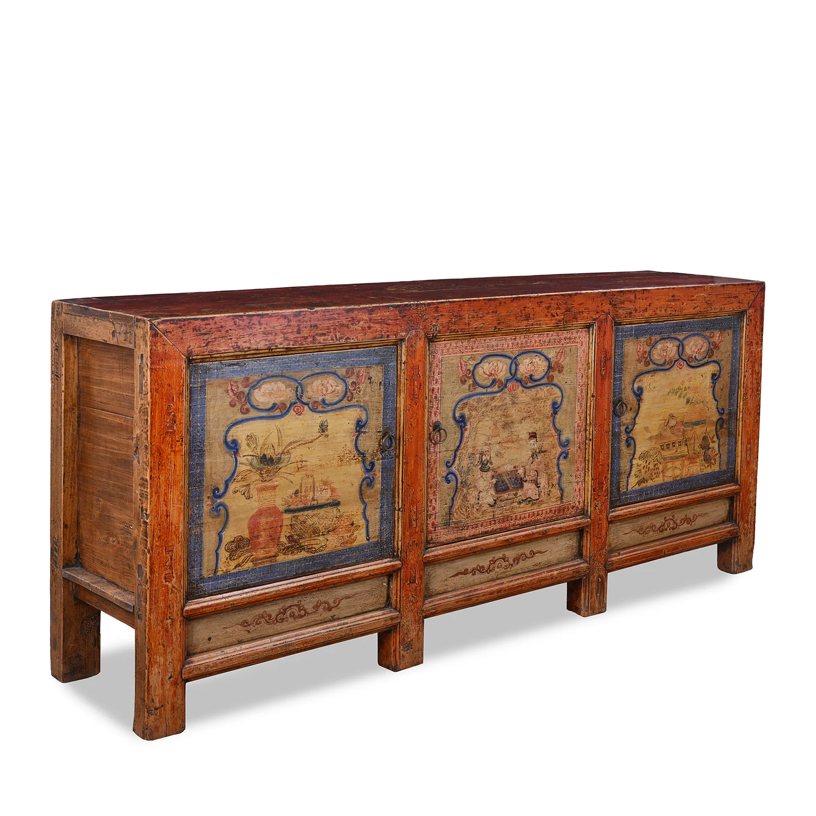 Painted Qinghai Sideboard - 19th Century - Image 6