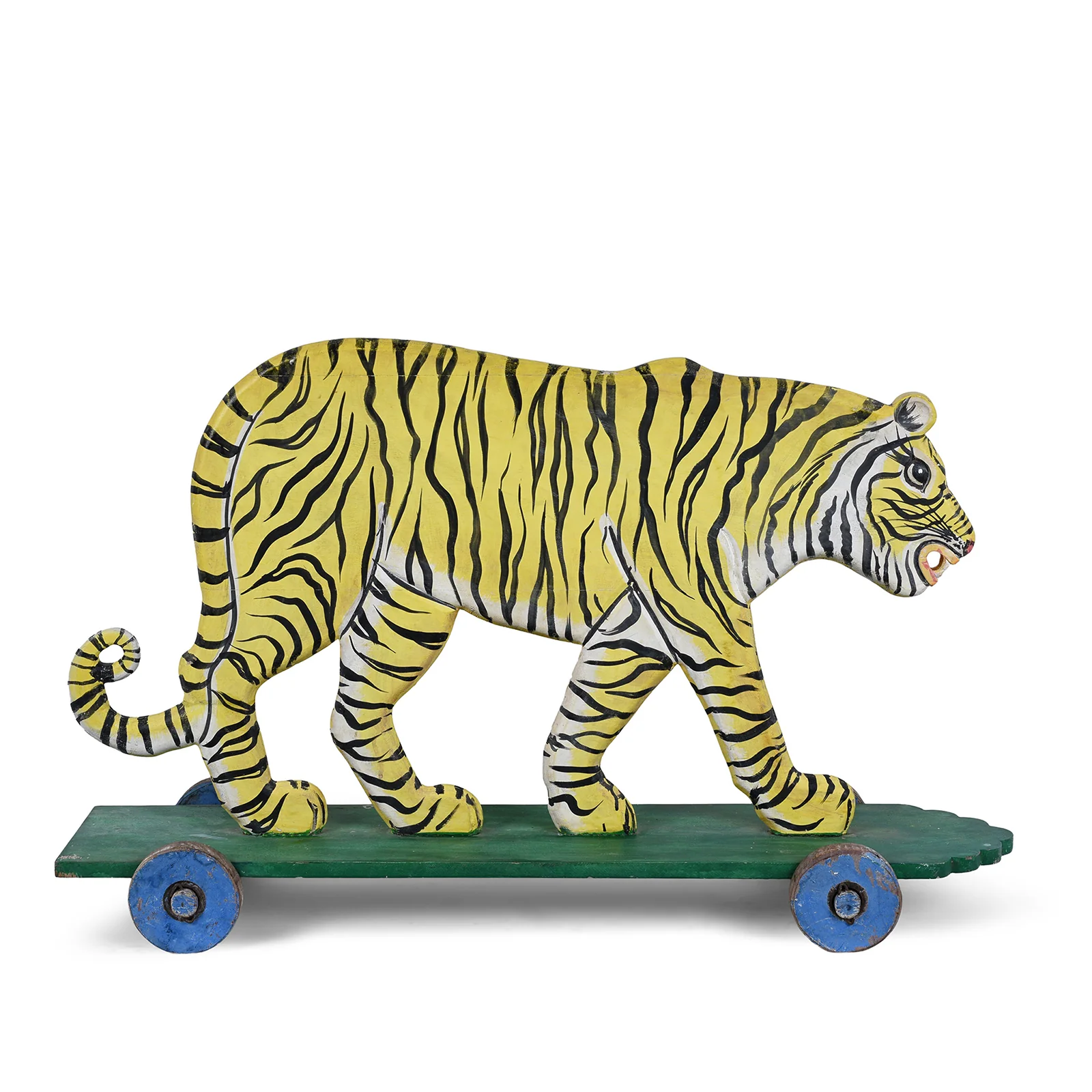 Jade Jagger's Painted 'Pull-along' Tiger - Ca 1960 - Image 3