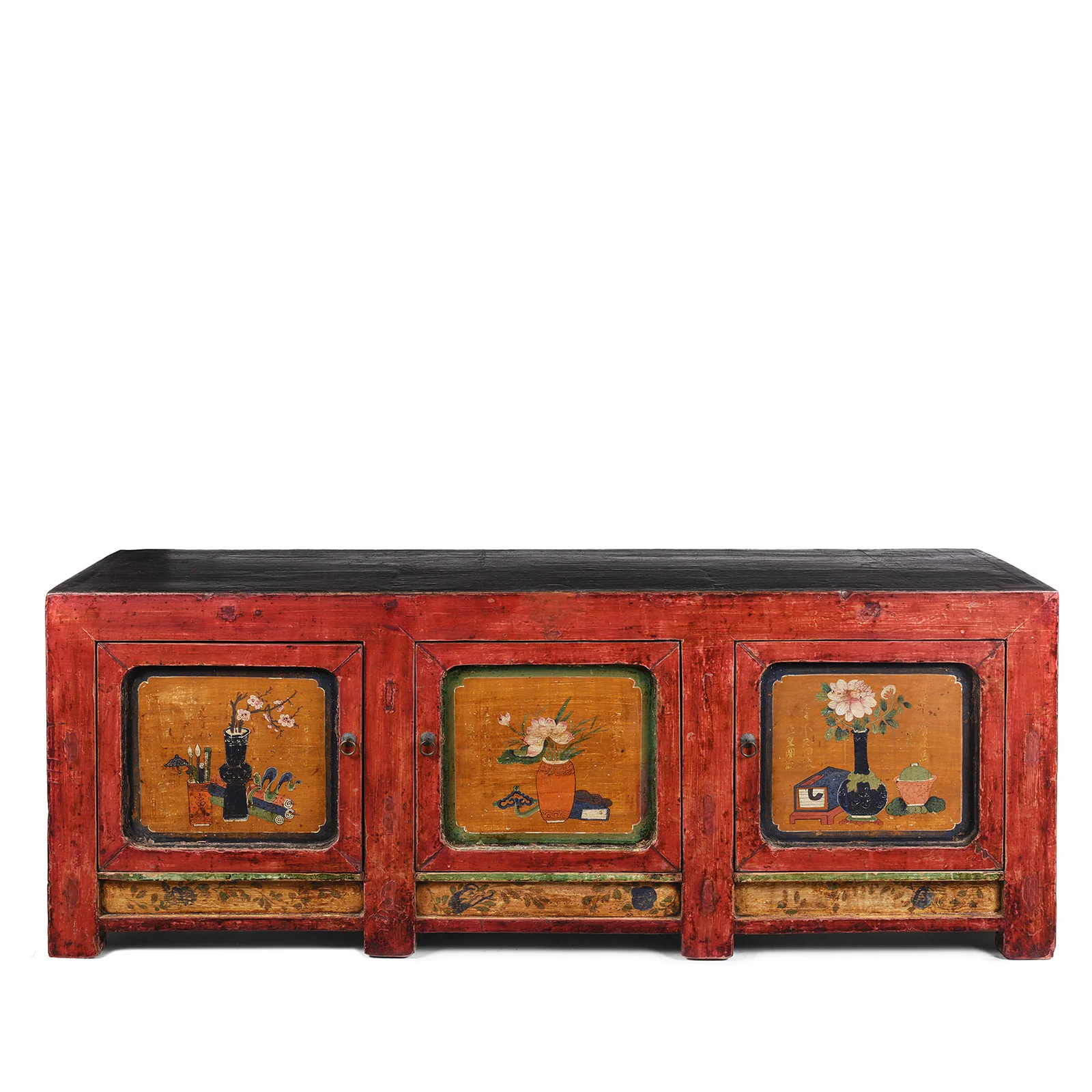 Painted Sideboard From Gansu - Early 19thC