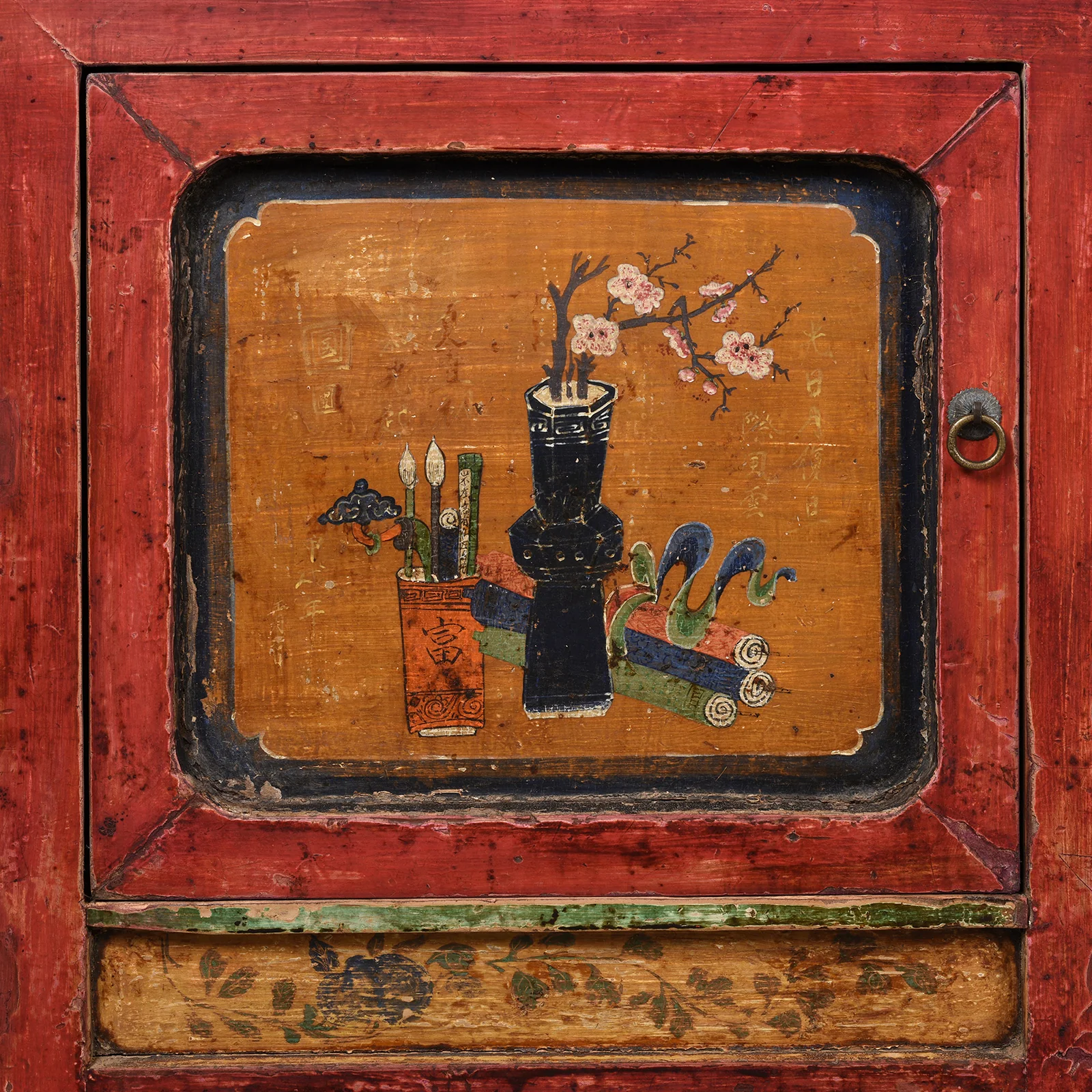 Painted Sideboard From Gansu - Early 19thC - Image 8