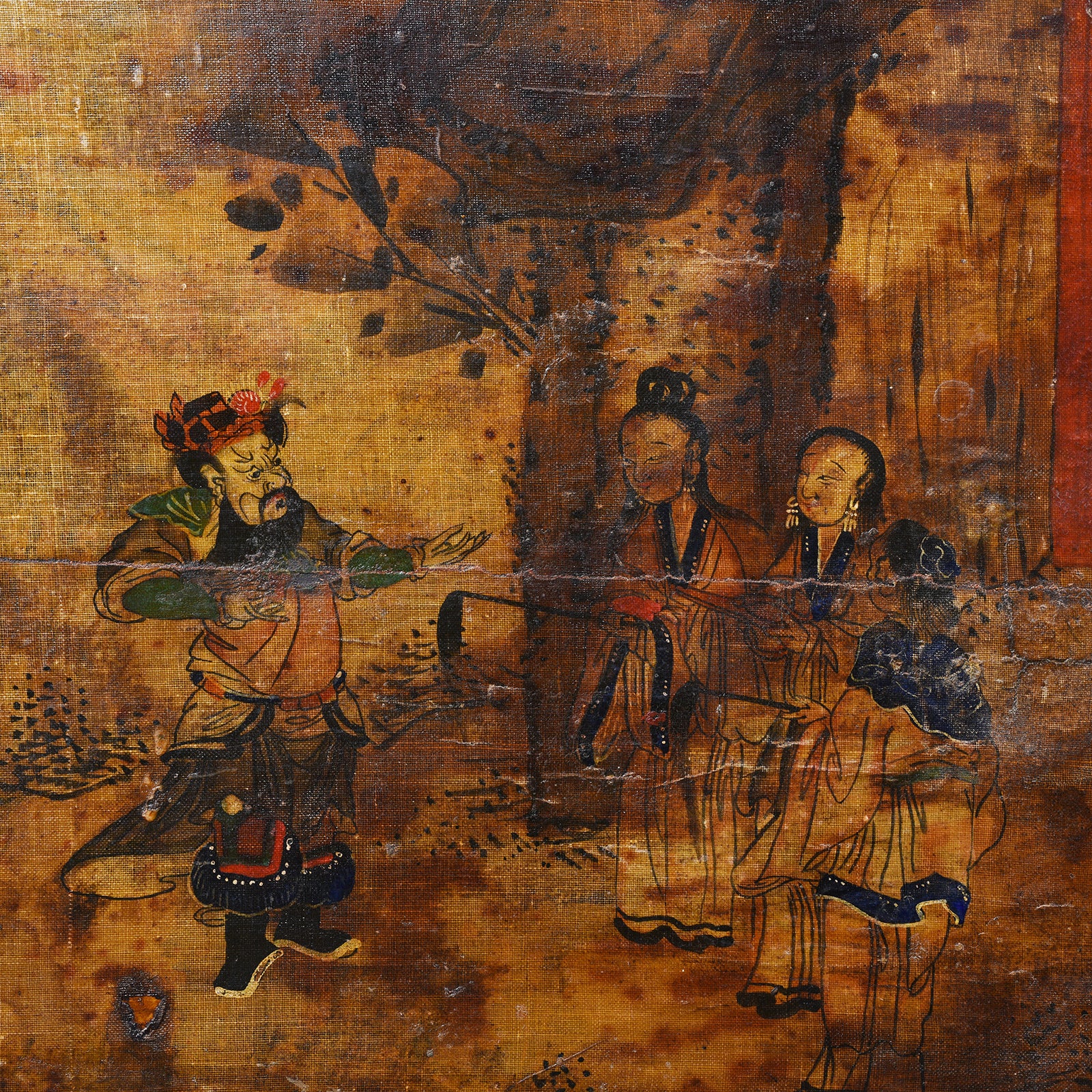 Painted Sideboard From Mongolia - 19th Century - Image 10