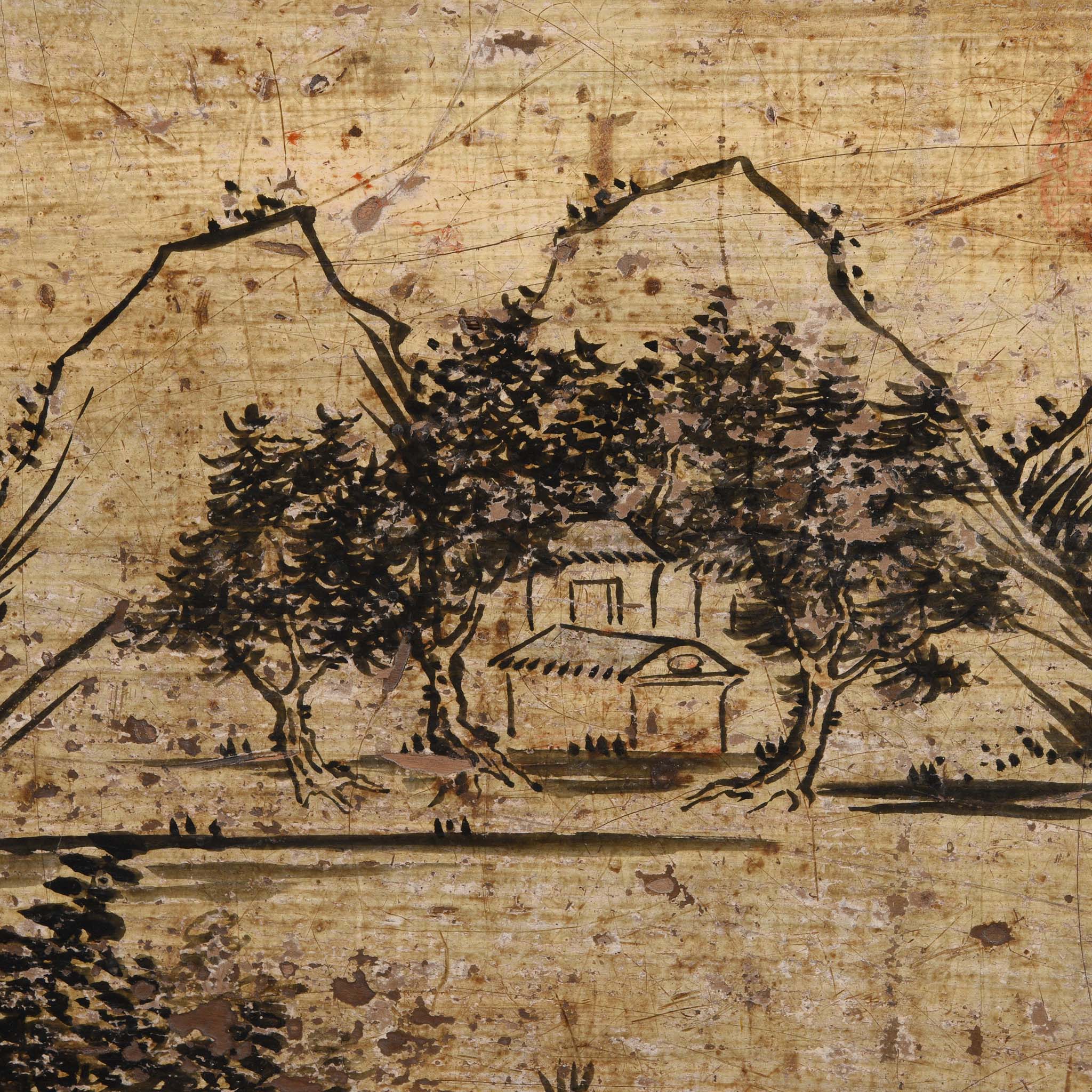 Painted Sideboard From Mongolia - 18thC - Image 11