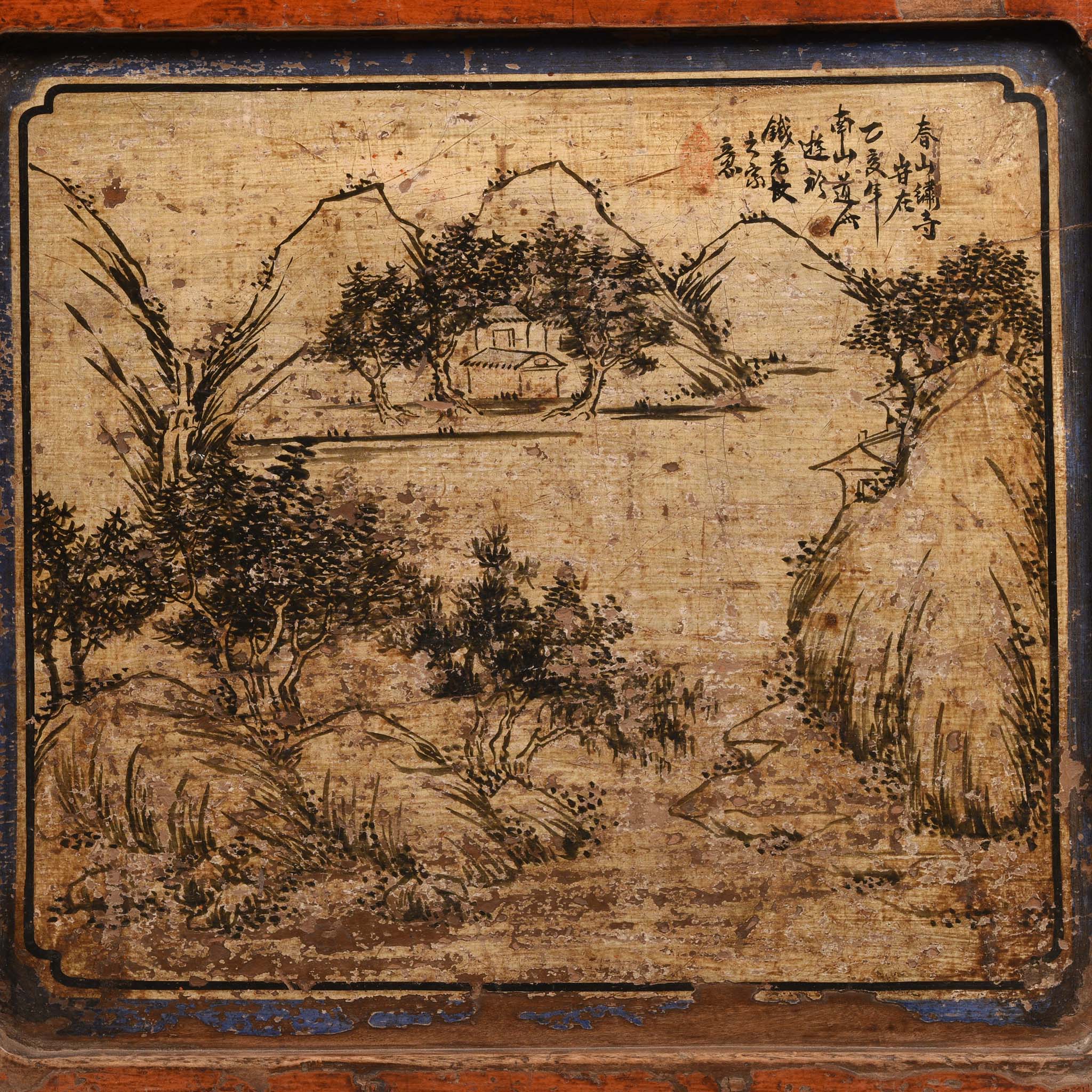 Painted Sideboard From Mongolia - 18thC - Image 6