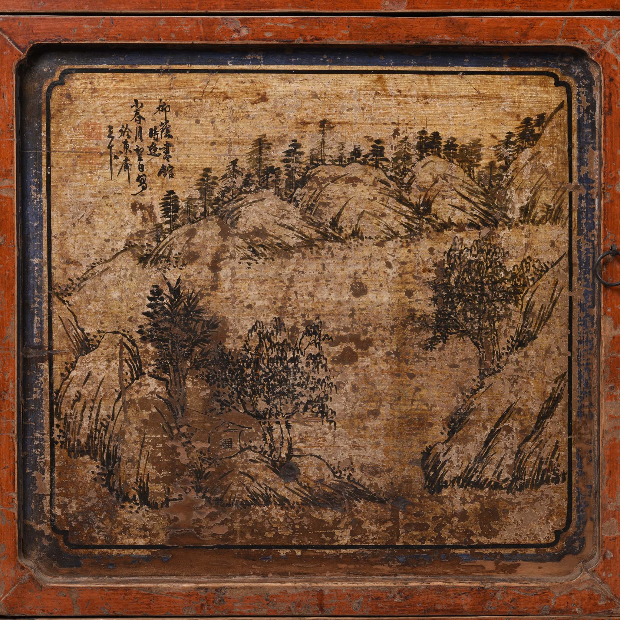 Painted Sideboard From Mongolia - 18thC - Image 8