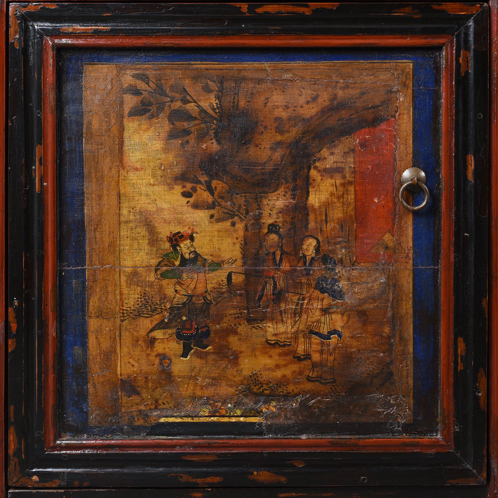 Painted Sideboard From Mongolia - 19th Century - Image 3