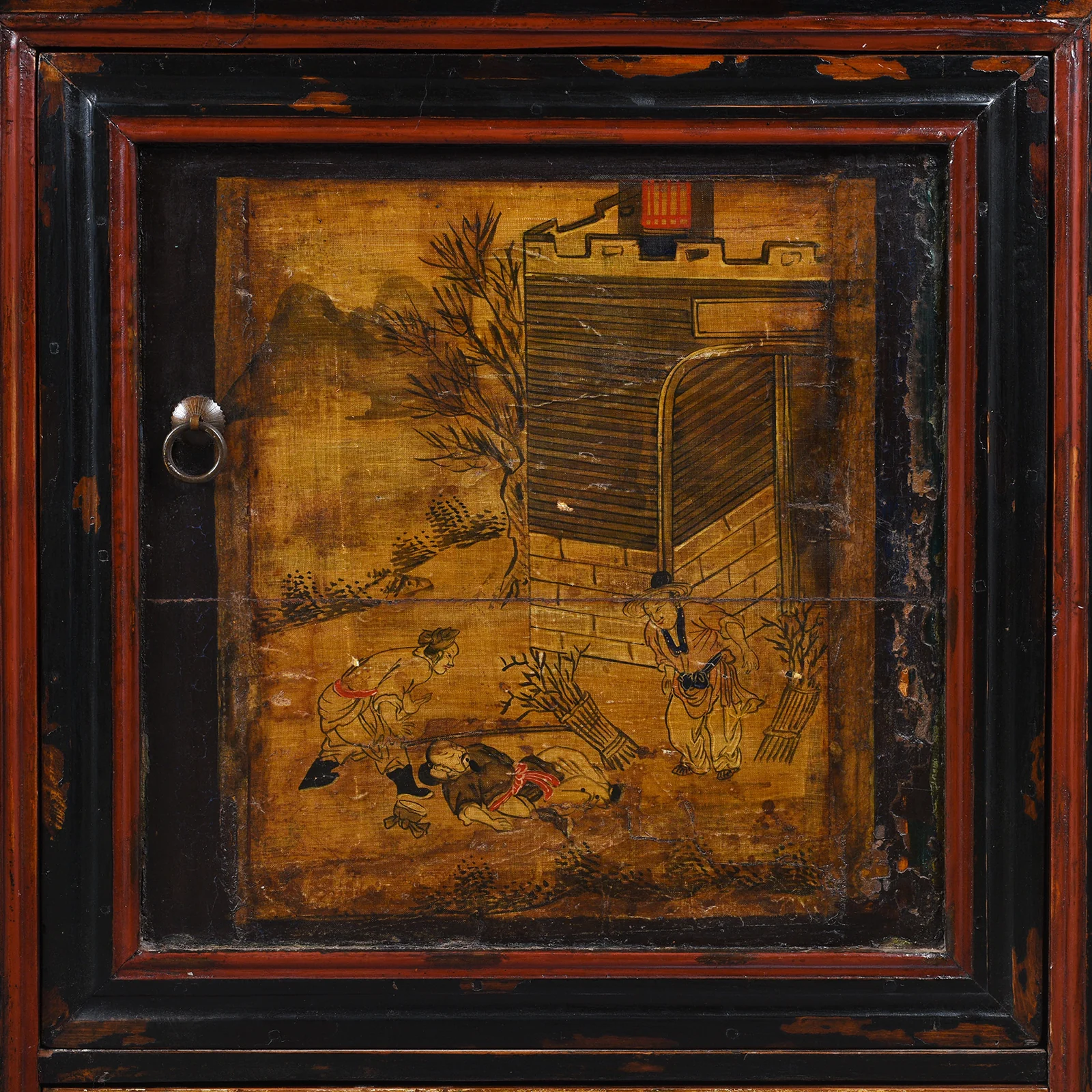 Painted Sideboard From Mongolia - 19th Century - Image 5