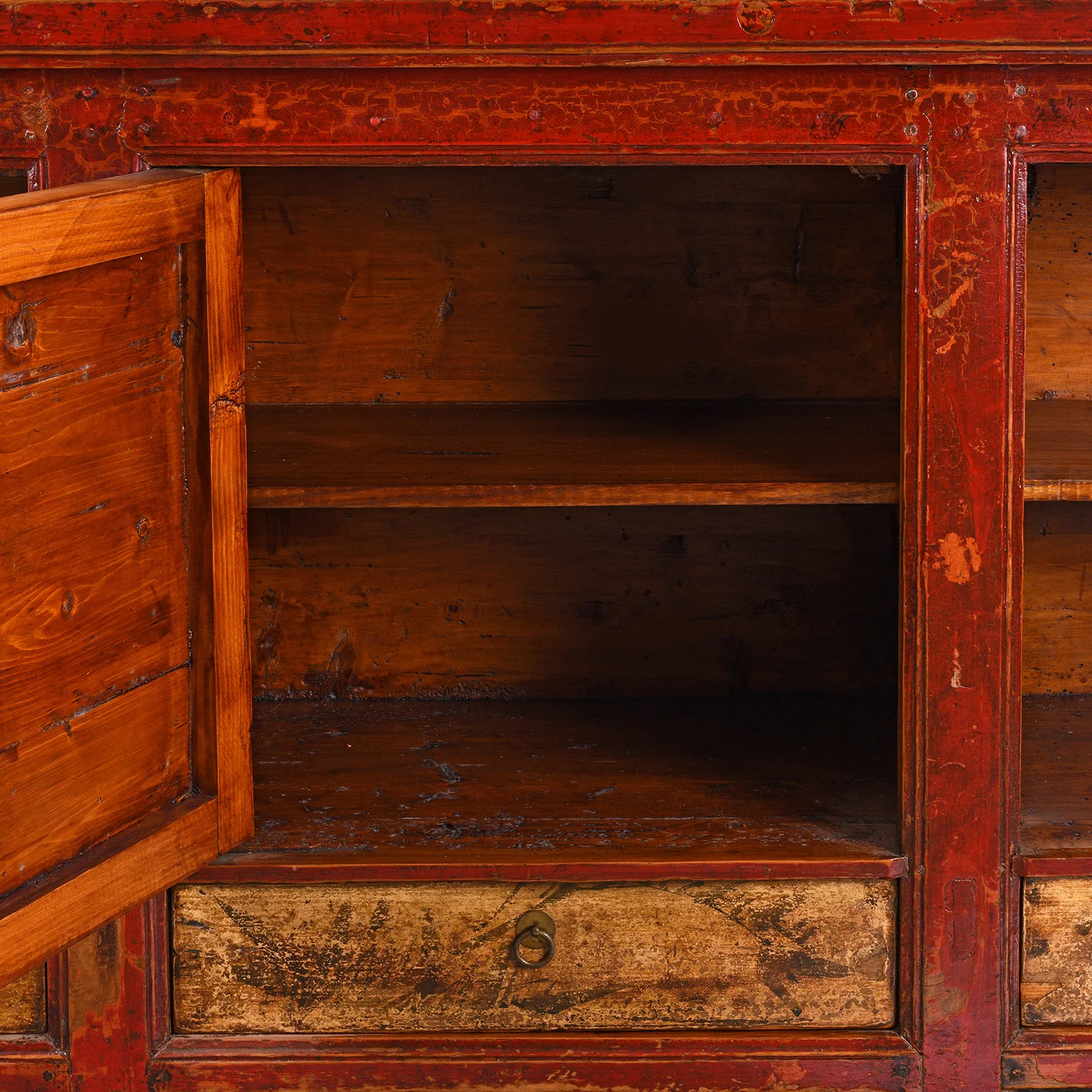 Painted Sideboard From Qinghai - 19th Century - Image 6