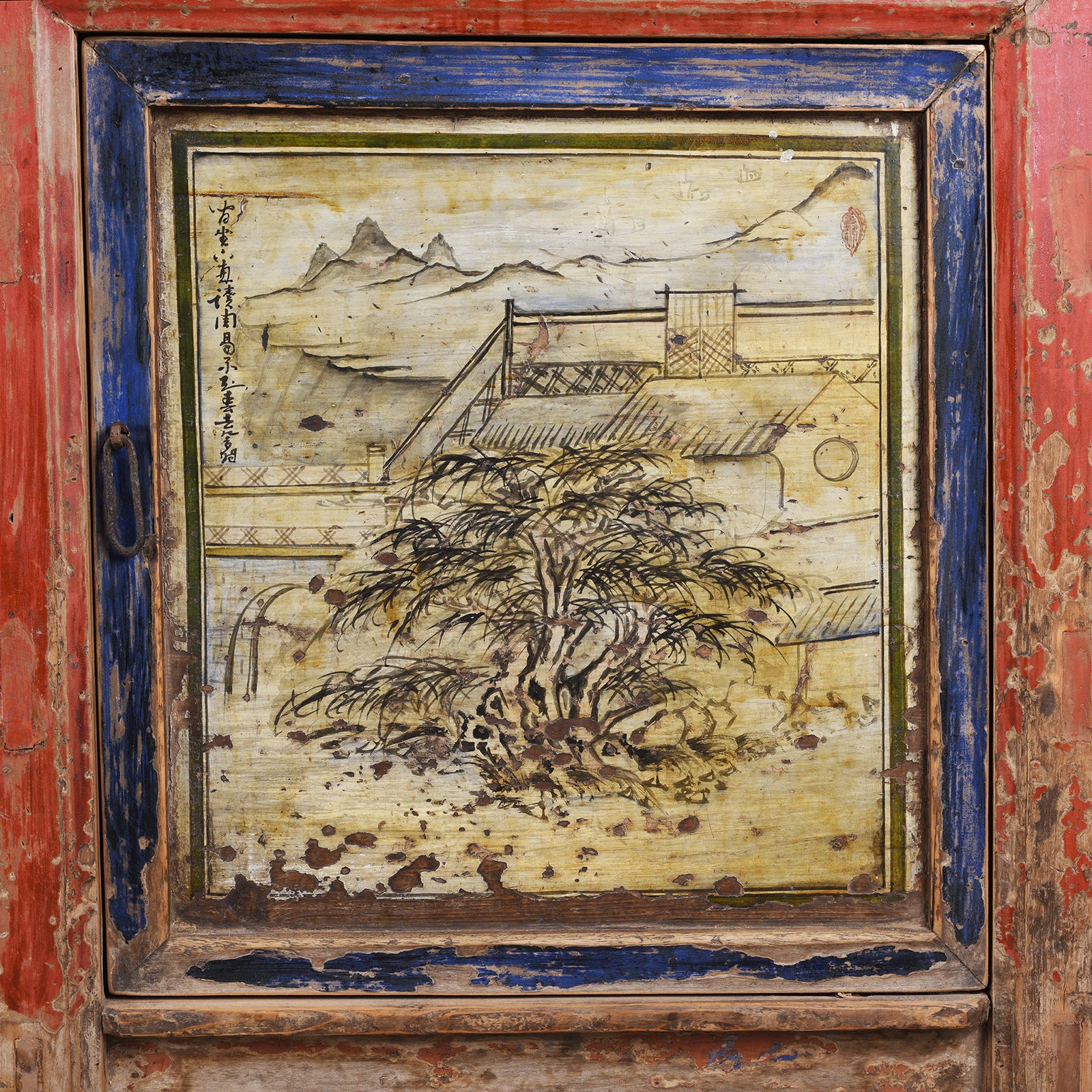 Painted Sideboard From Qinghai Province - 19th Century - Image 6