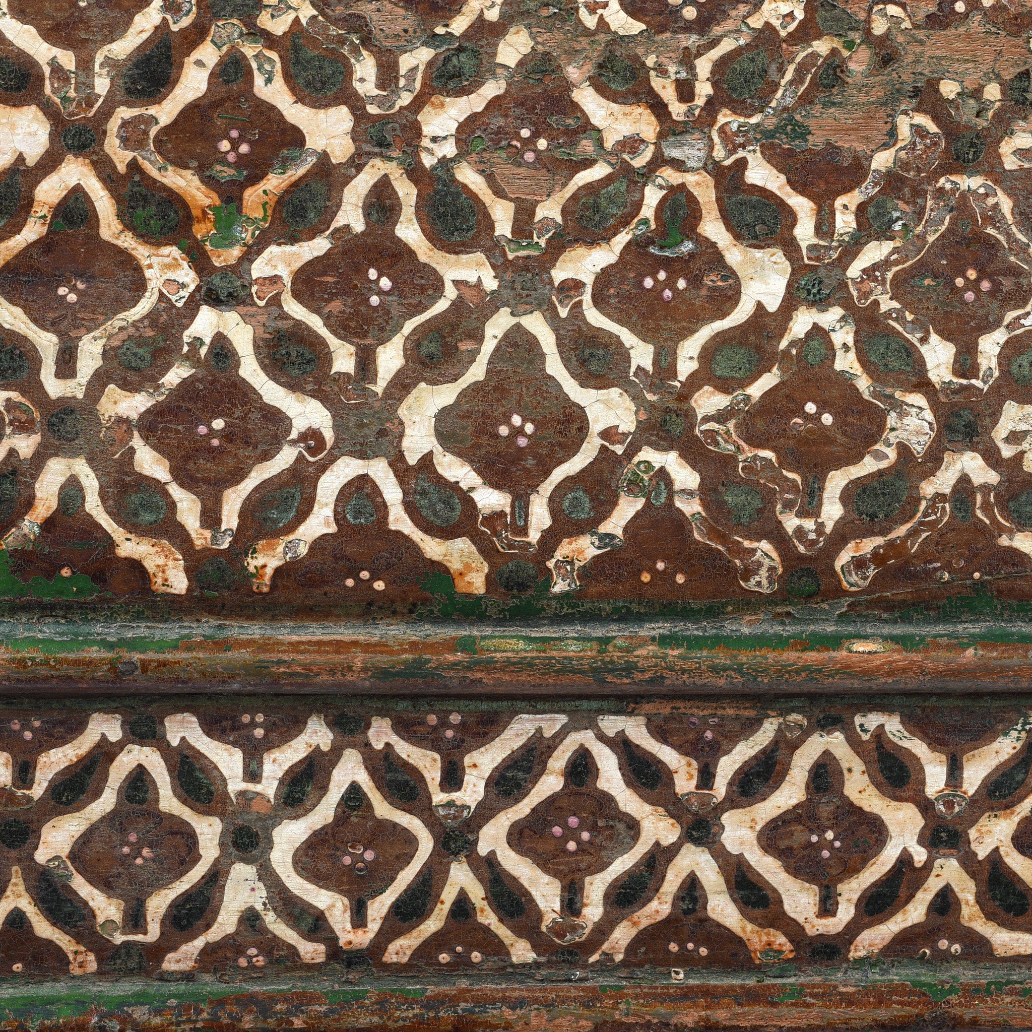 Painted Singhasan From Bikaner - 19thC - Image 3