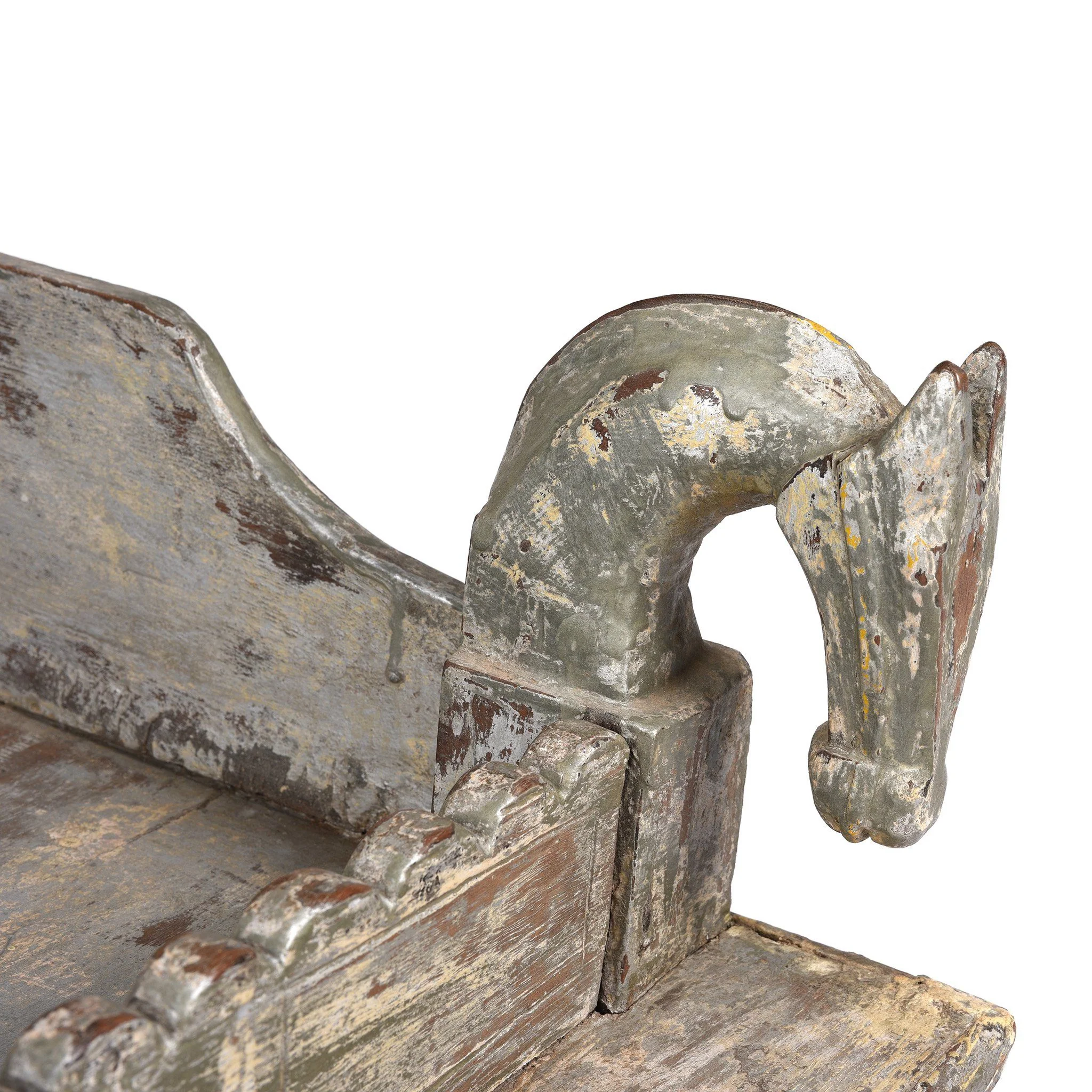 Painted Singhasan From Rajasthan - 19thC - Image 3