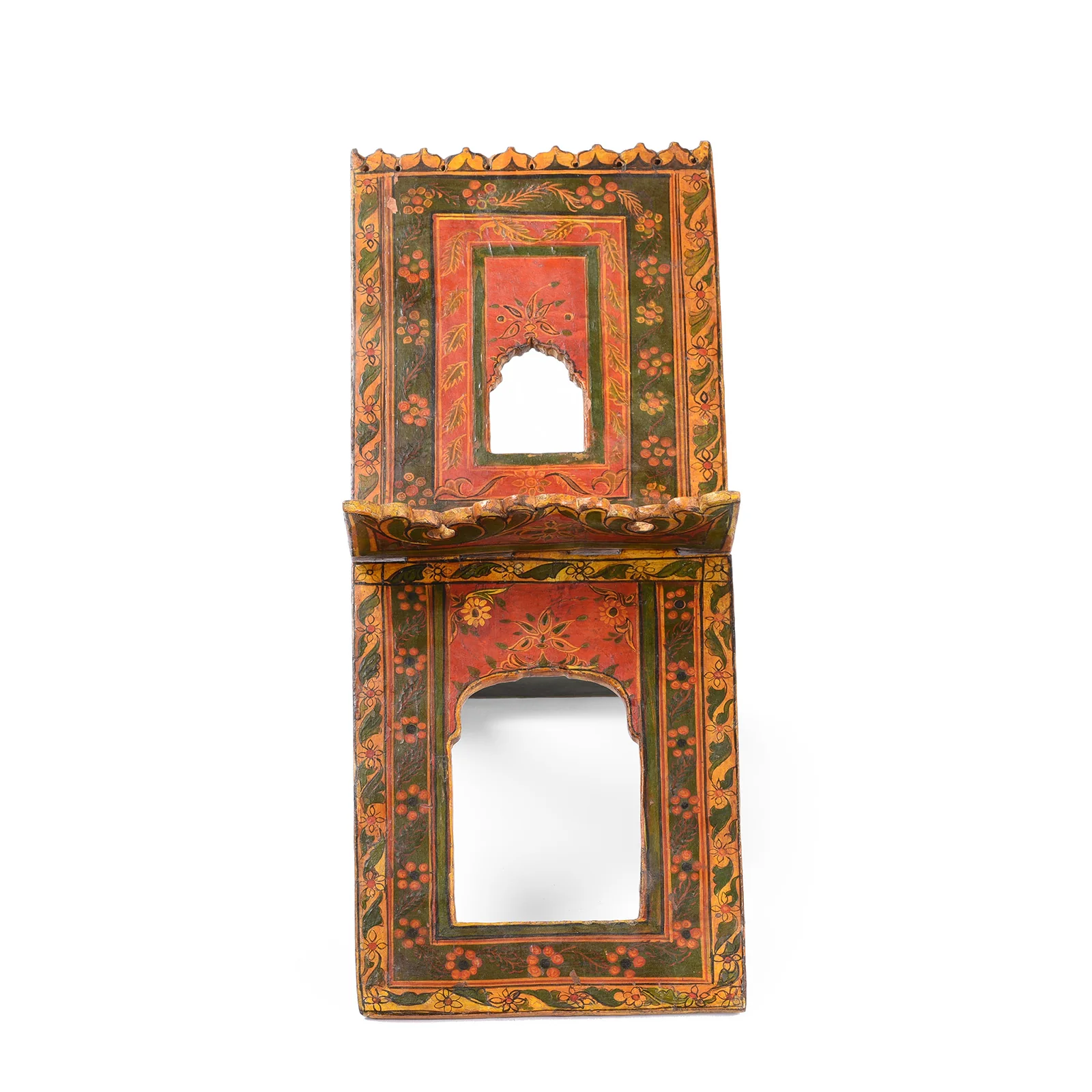 Painted Teak Book Stand From Bikaner - 19thC - Image 2
