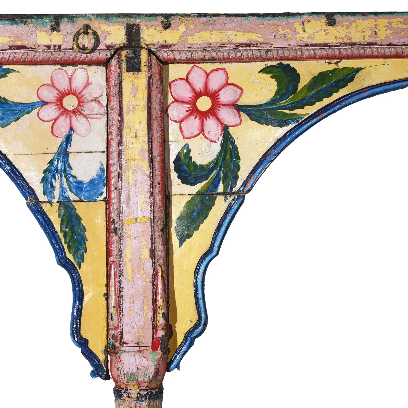 Painted Teak Double Arch From Maharashtra - 19th Century - Image 7