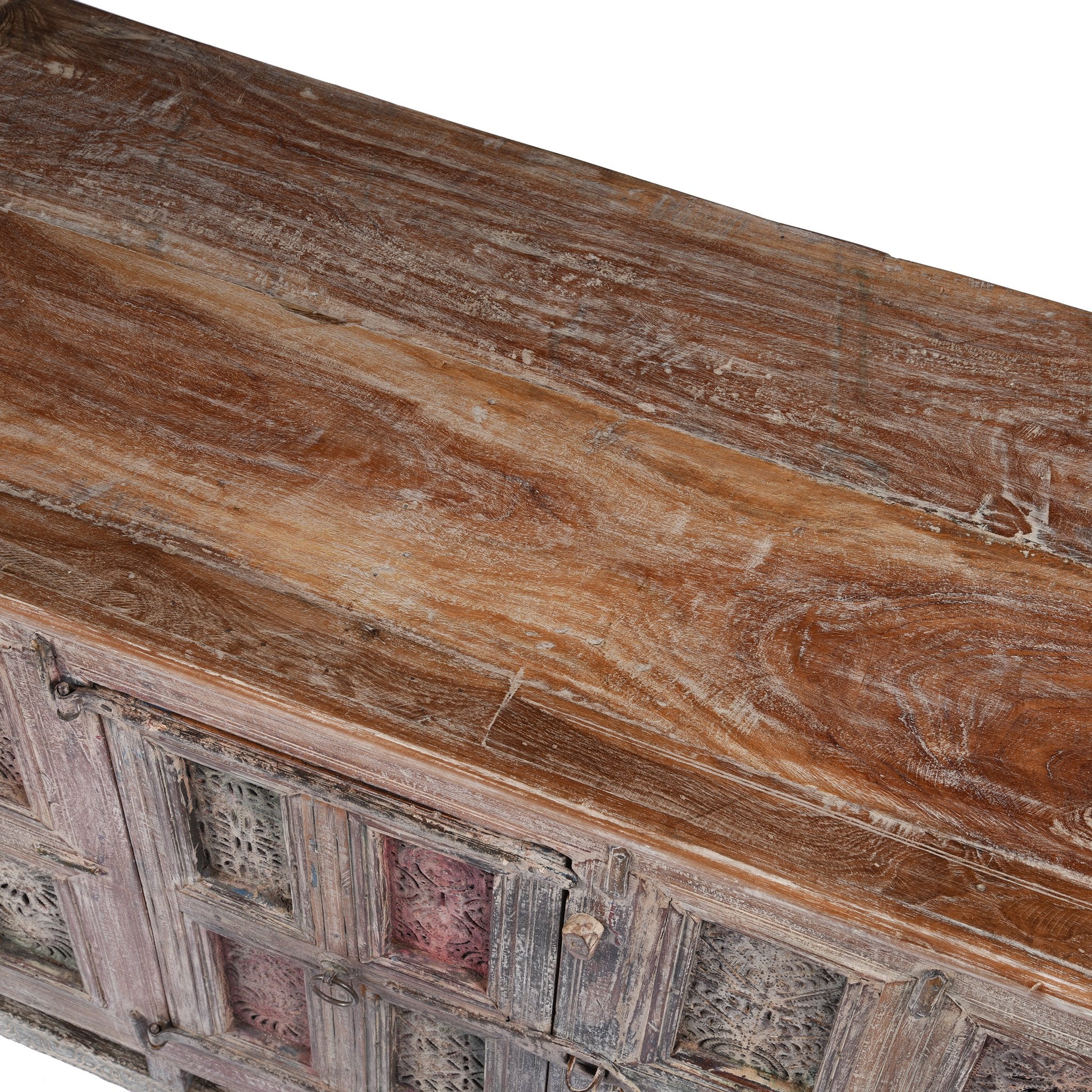 Painted Indian Dowry Chest "Damchiya" From Kutch - Early 20thC - Image 9