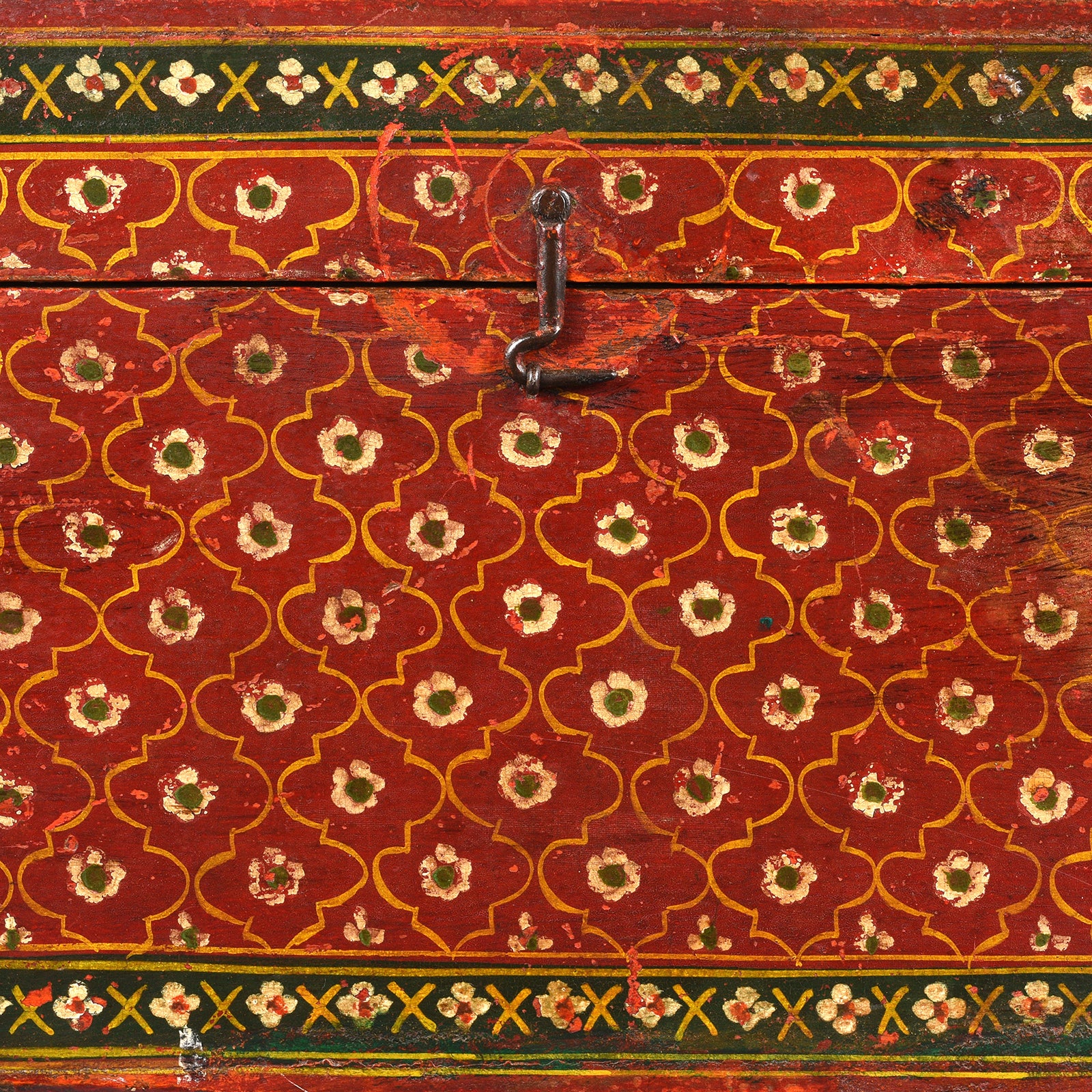 Painted Jain Prayer Book Box From Gujarat - Ca 1920 - Image 3