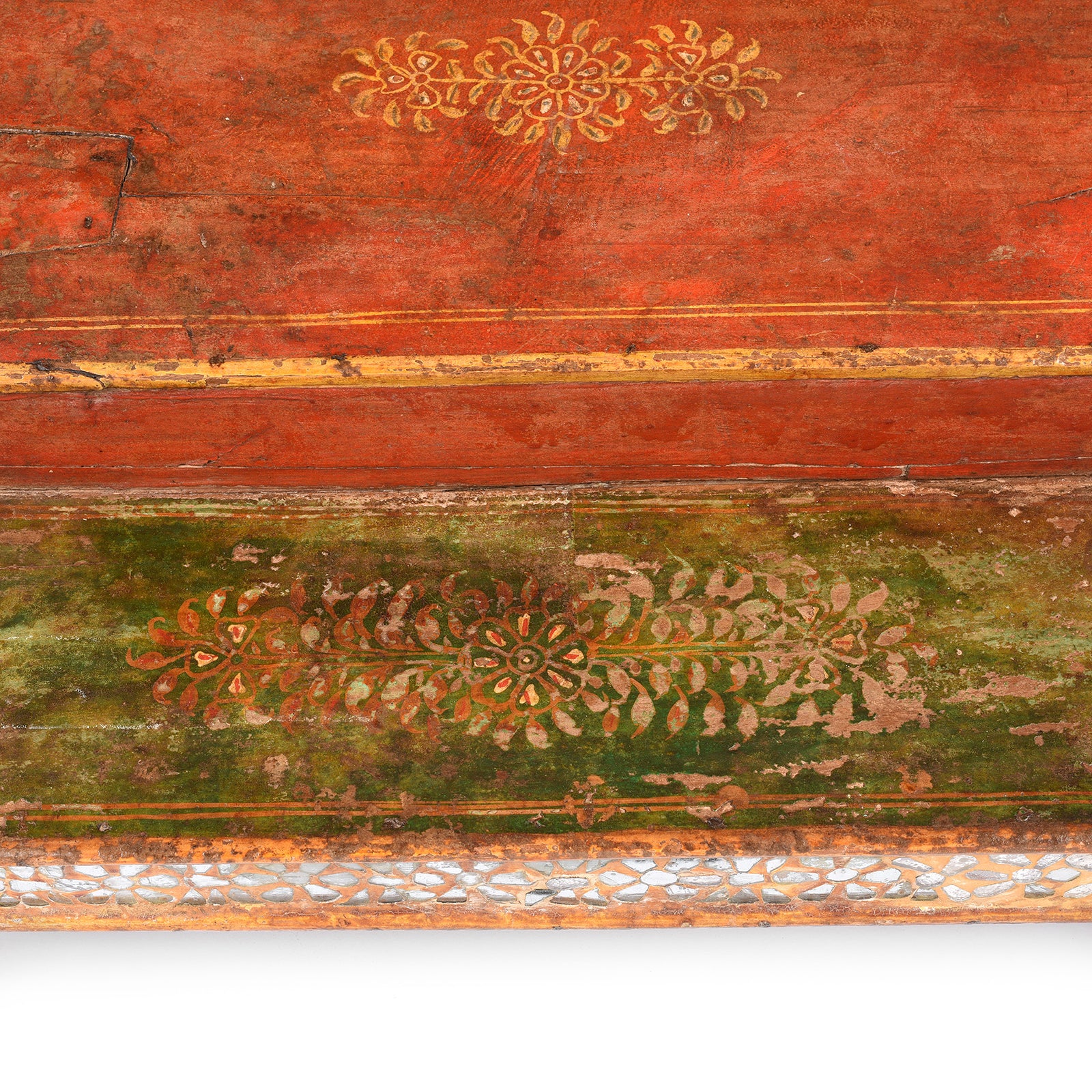 Painted Teak Singhasan From Bikaner - India - 19thC - Image 8