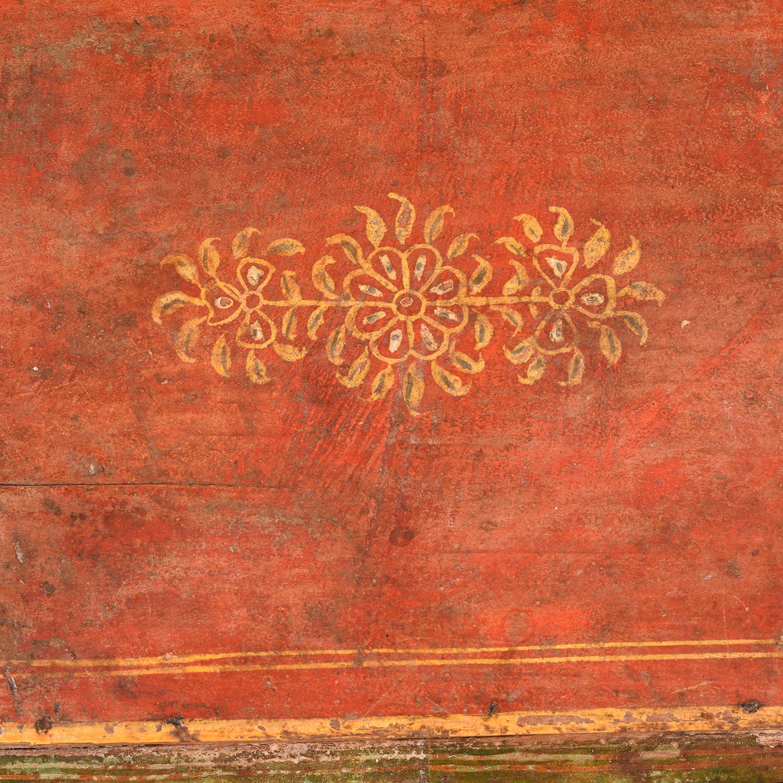 Painted Teak Singhasan From Bikaner - India - 19thC - Image 9
