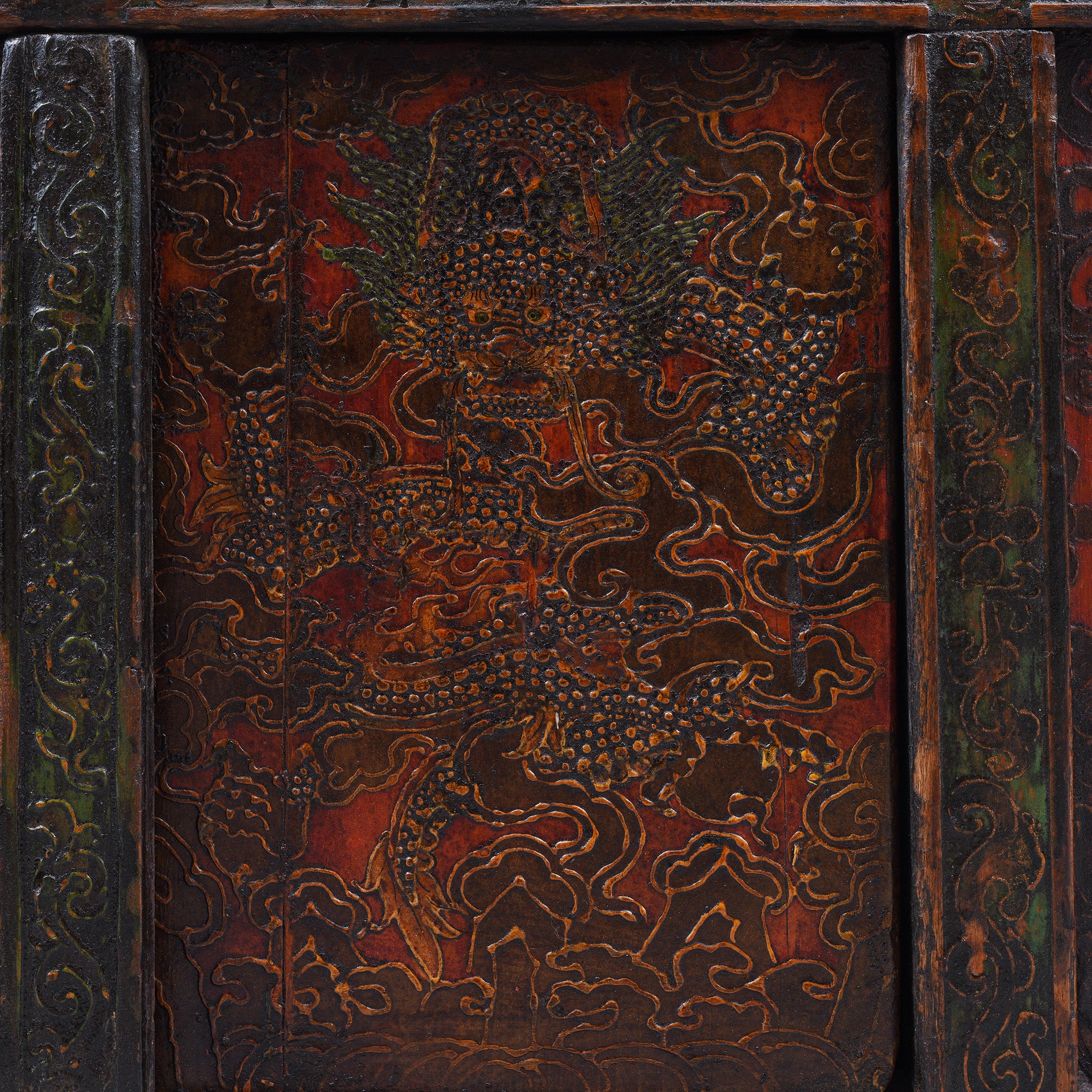 Painted Tibetan Altar Cabinet - Early 19th Century - Image 2
