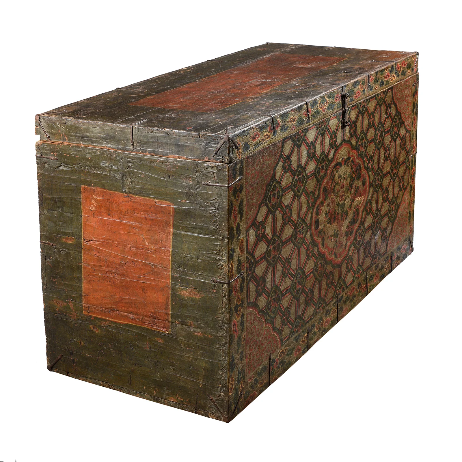 Silvered Tibetan Dragon Storage Chest - 18th Century - Image 4
