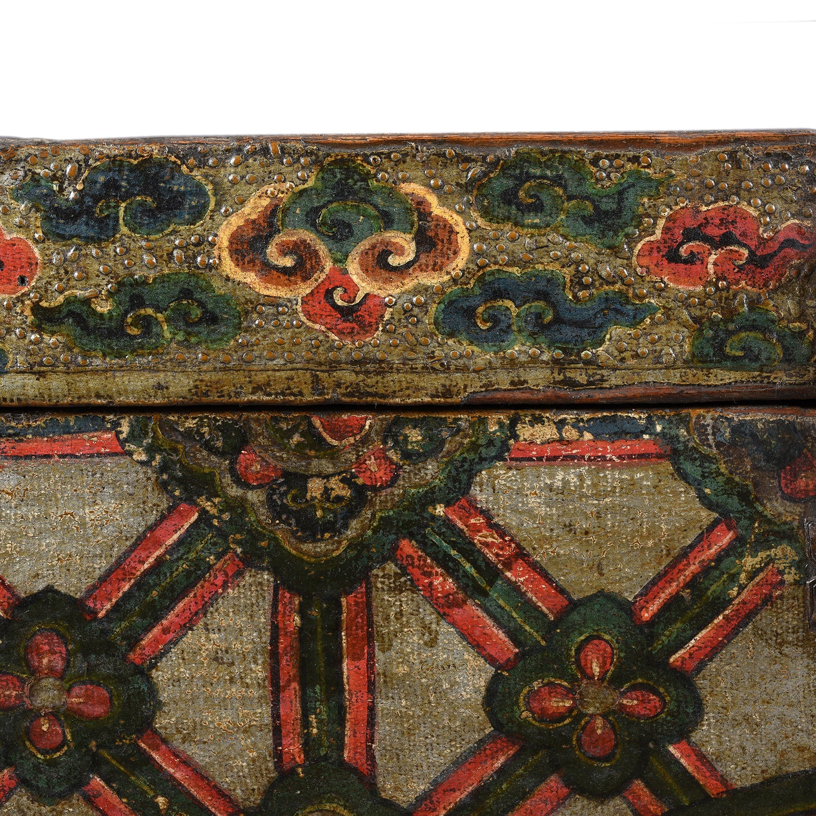 Silvered Tibetan Dragon Storage Chest - 18th Century - Image 5
