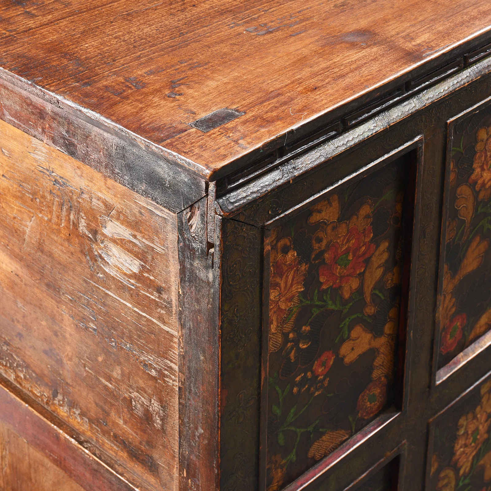 Painted Tibetan Altar Cabinet - 18th Century - Image 11