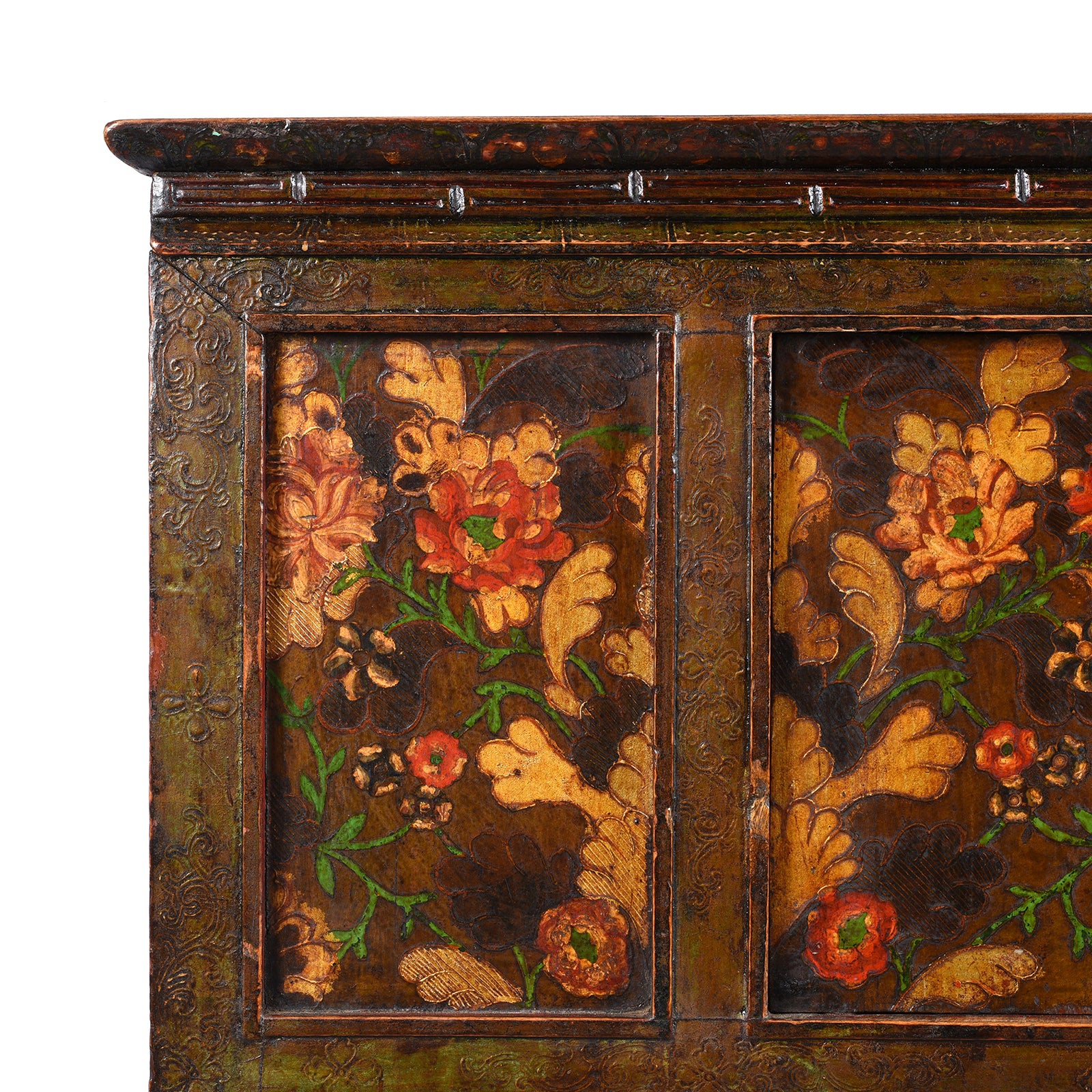 Painted Tibetan Altar Cabinet - 18th Century - Image 3