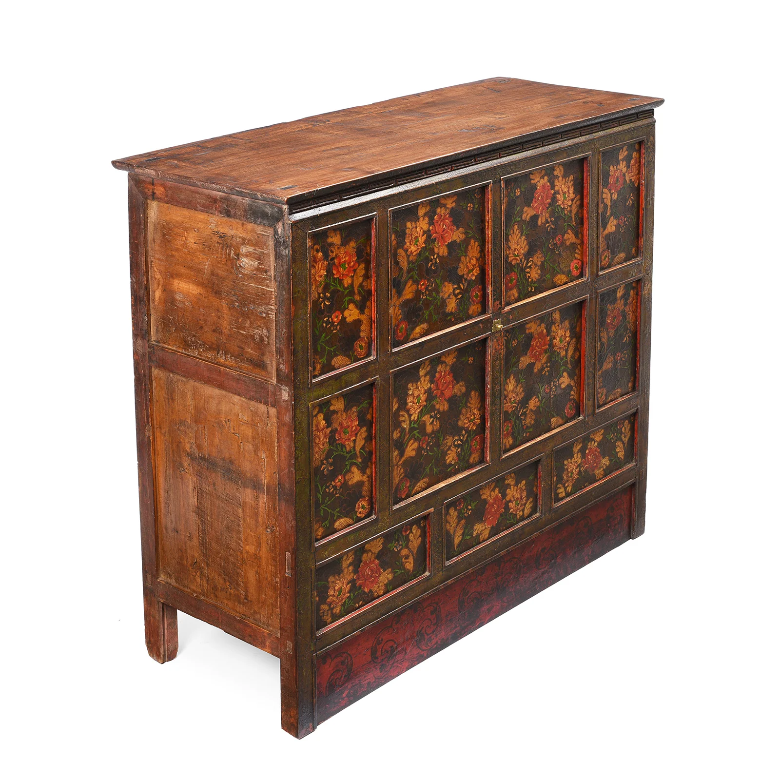 Painted Tibetan Altar Cabinet - 18th Century - Image 4