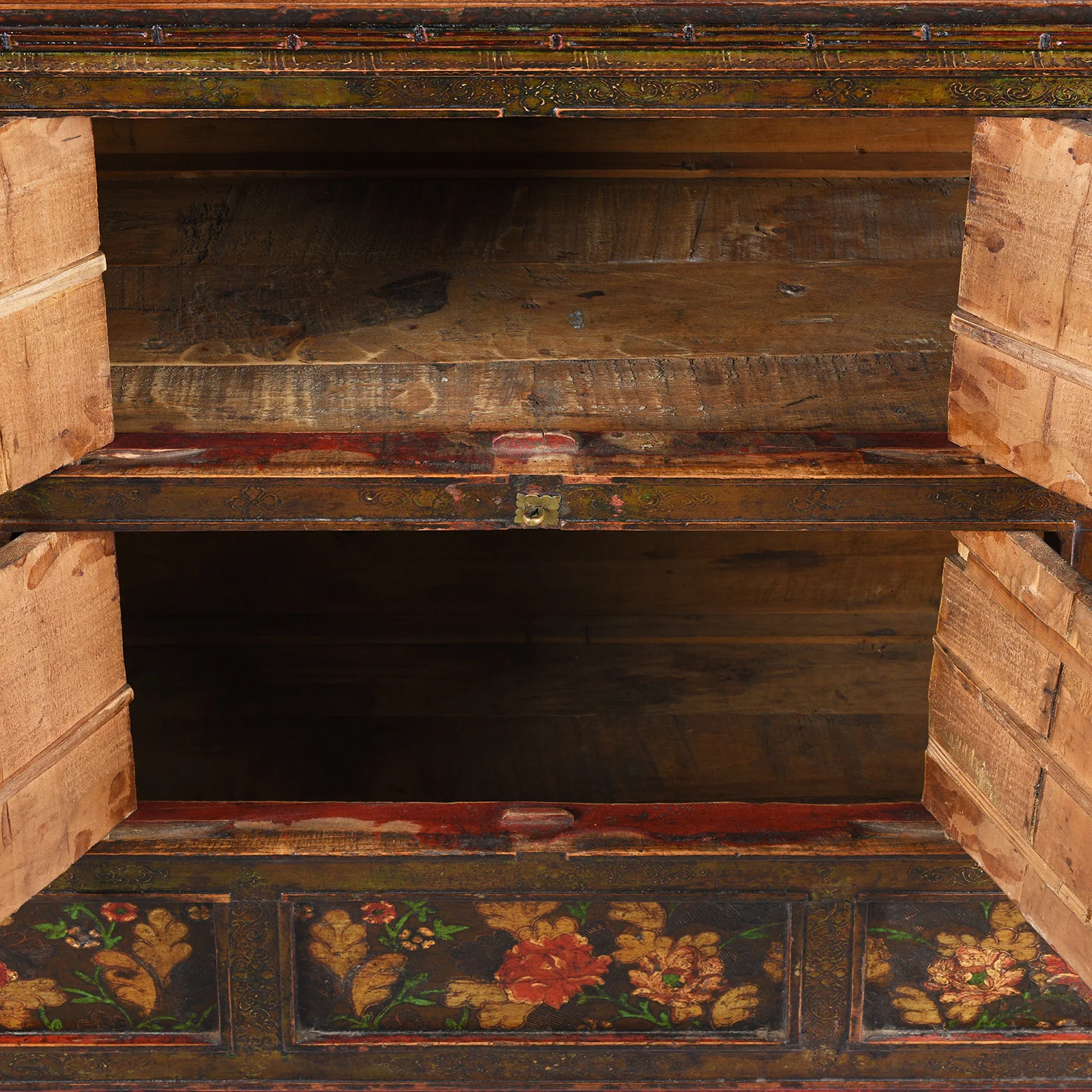 Painted Tibetan Altar Cabinet - 18th Century - Image 6