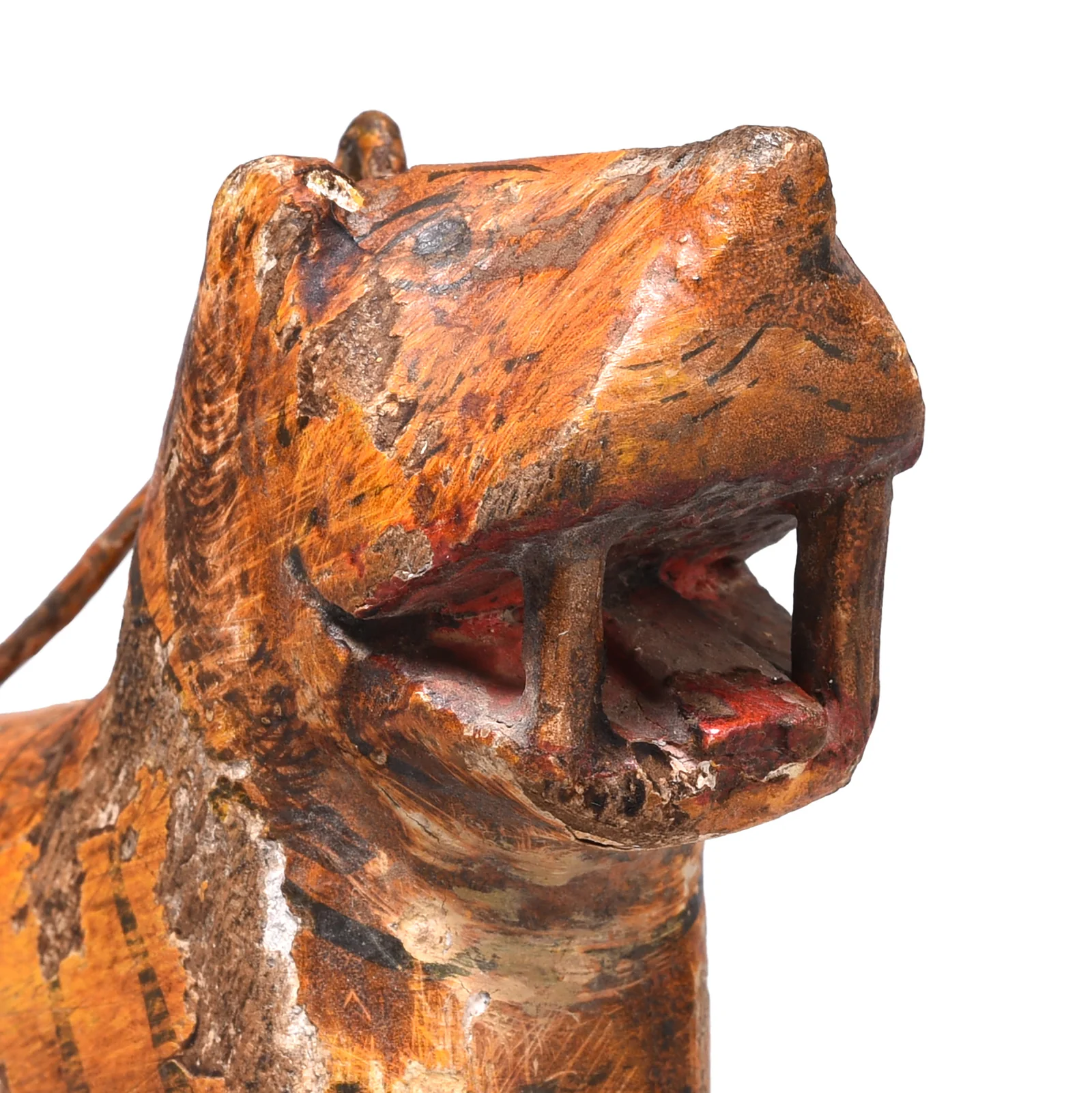 Painted Indian Tiger Toy - Ca 1940 - Image 2