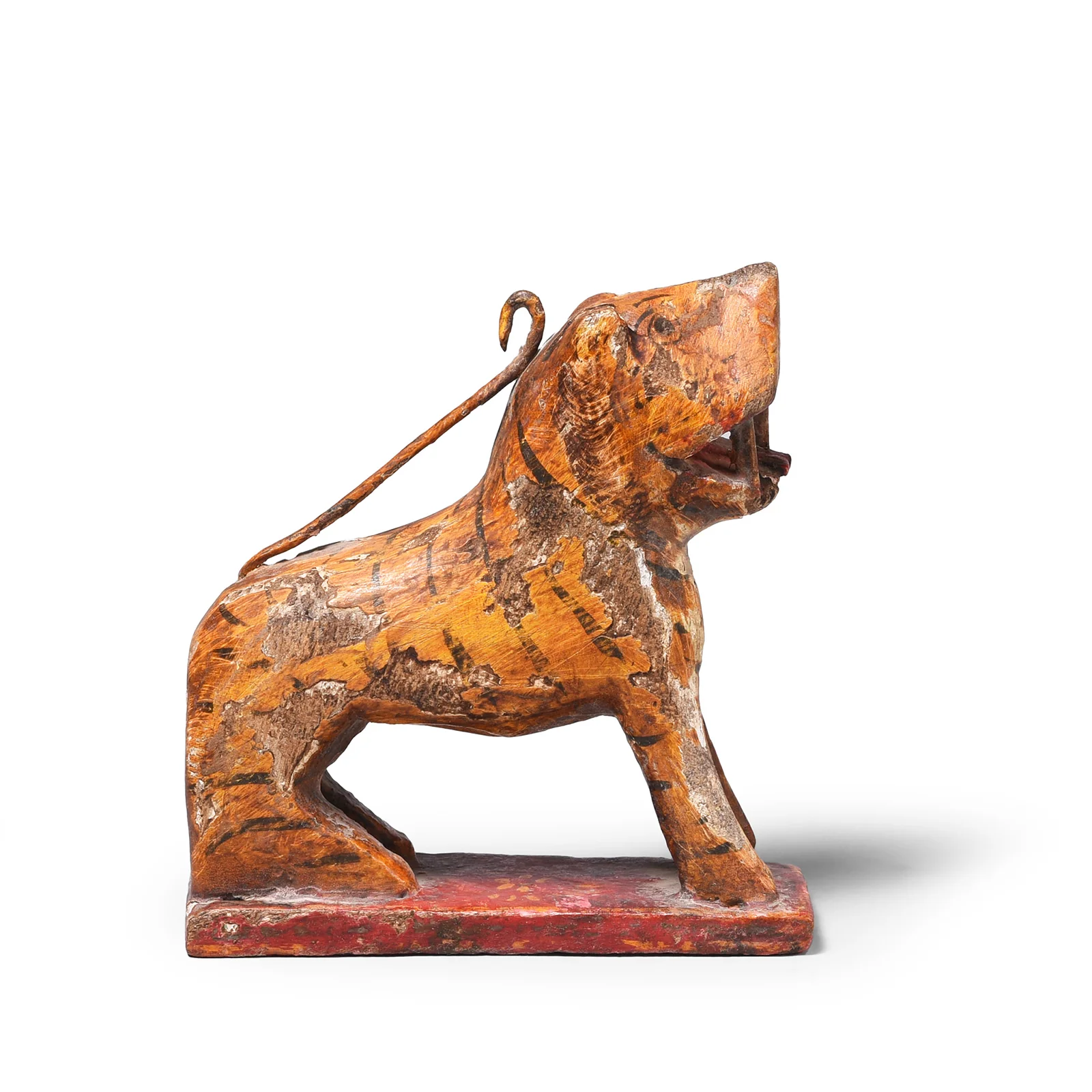 Painted Indian Tiger Toy - Ca 1940 - Image 3