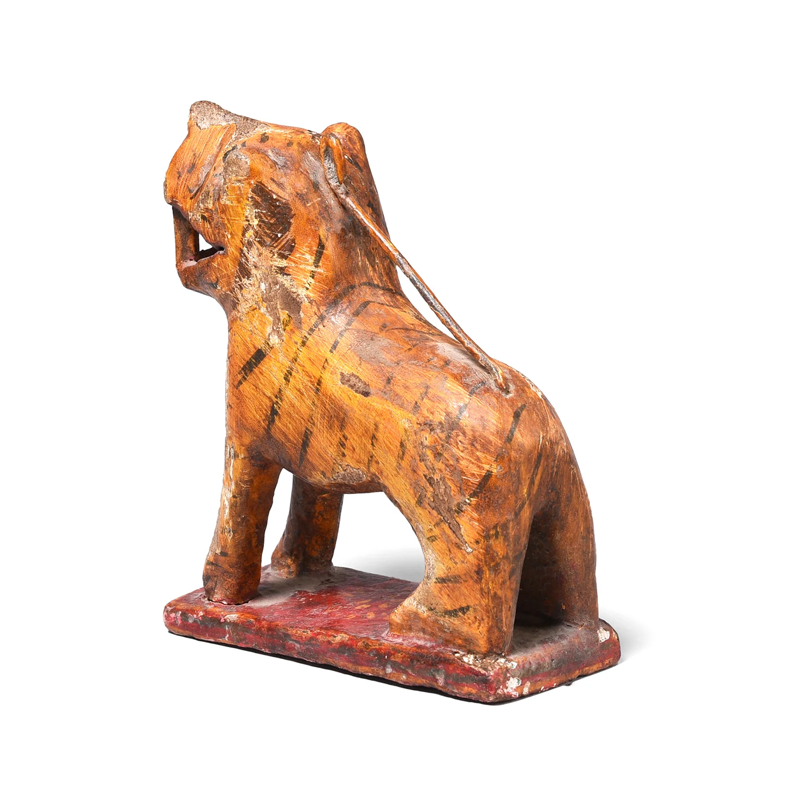 Painted Indian Tiger Toy - Ca 1940 - Image 4