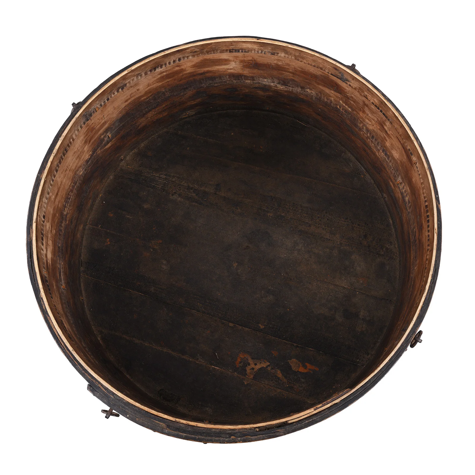 Painted Willow Hat Box From Shanxi - 19th Century - Image 6