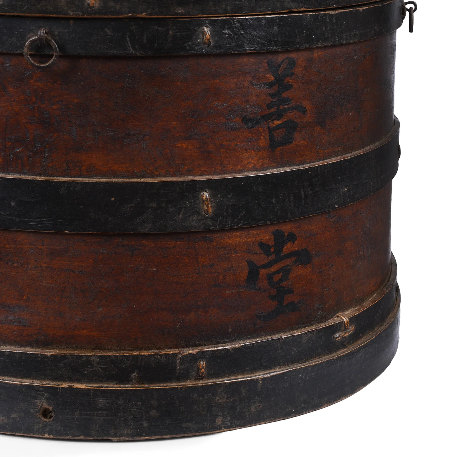 Painted Willow Hat Box From Shanxi - 19th Century - Image 7