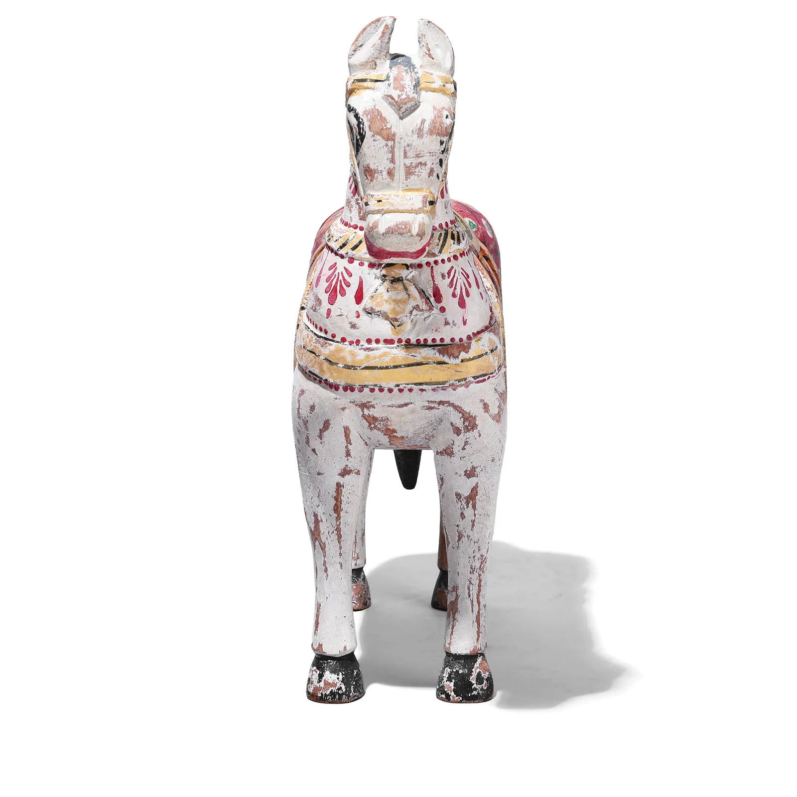 Painted Wooden Marwari Horse From Rajasthan - Image 8