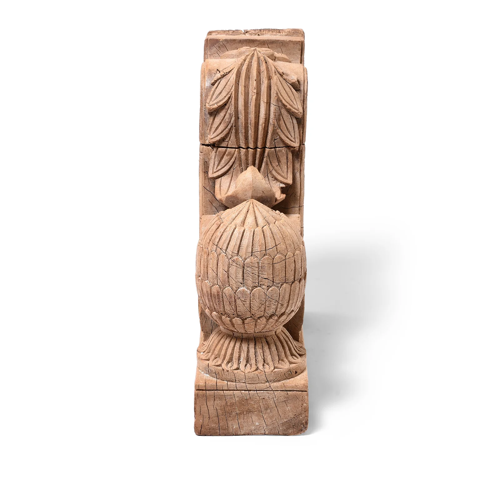Pair of Carved Teak Corbels From Maharashtra - 19th Century - Image 7
