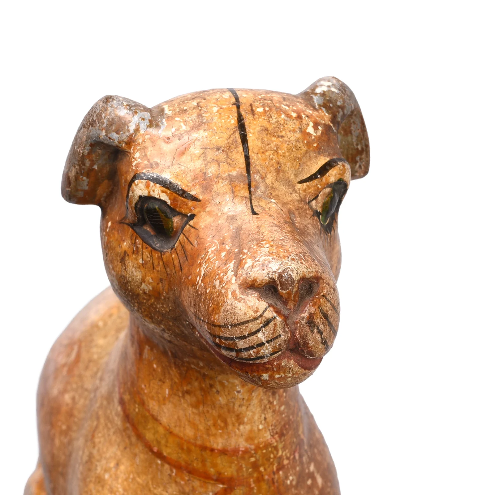 Polychrome Indian Dog Figure From Surat - Ca 1920 - Image 2