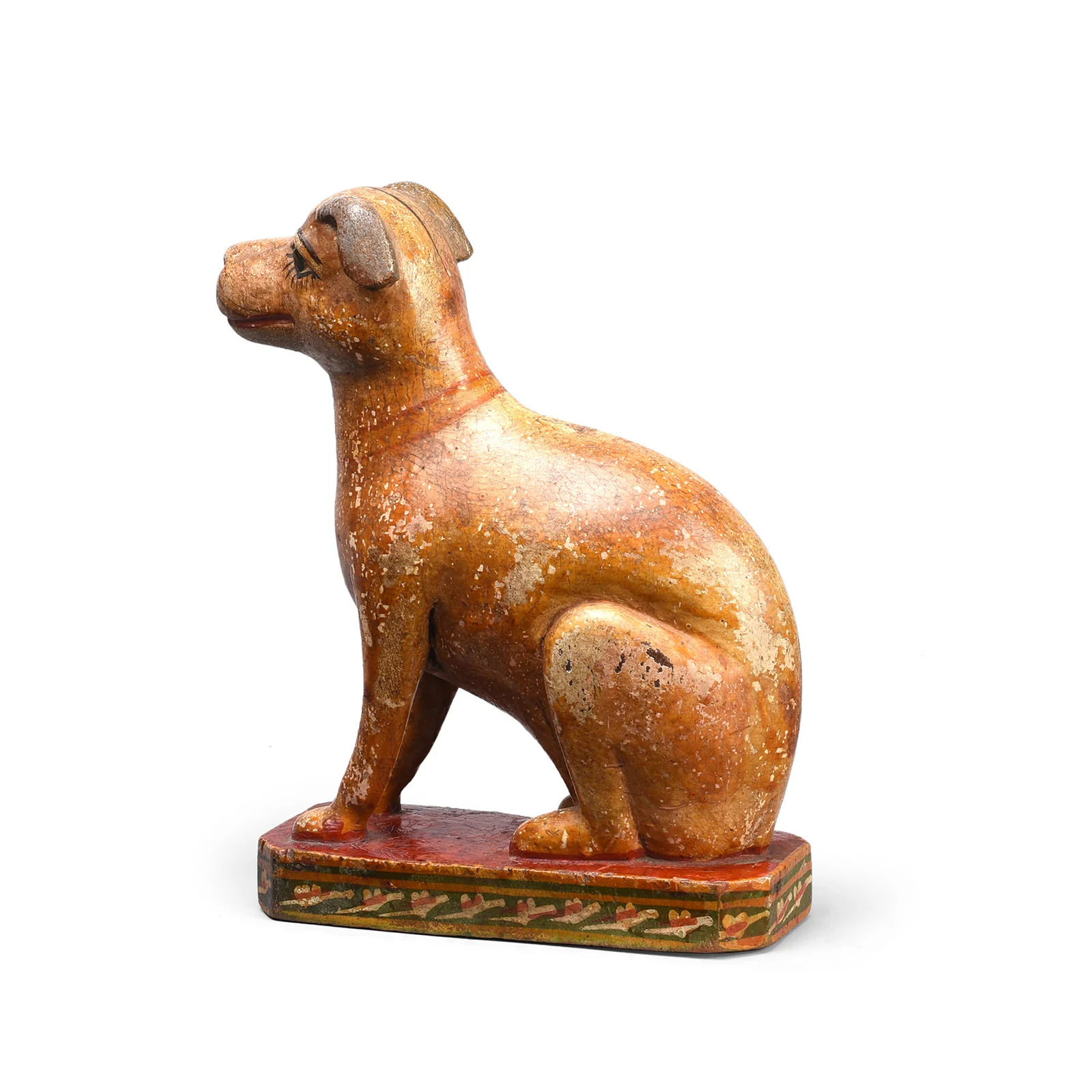 Polychrome Indian Dog Figure From Surat - Ca 1920 - Image 4