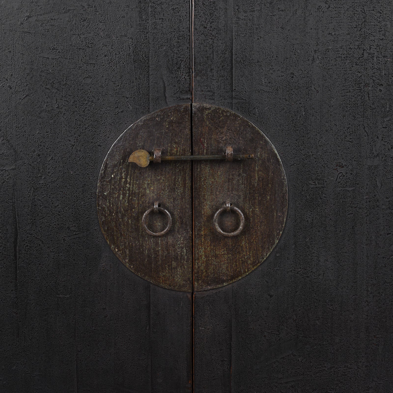 Black Lacquer Cabinet From Shanxi - 19th Century - Image 5