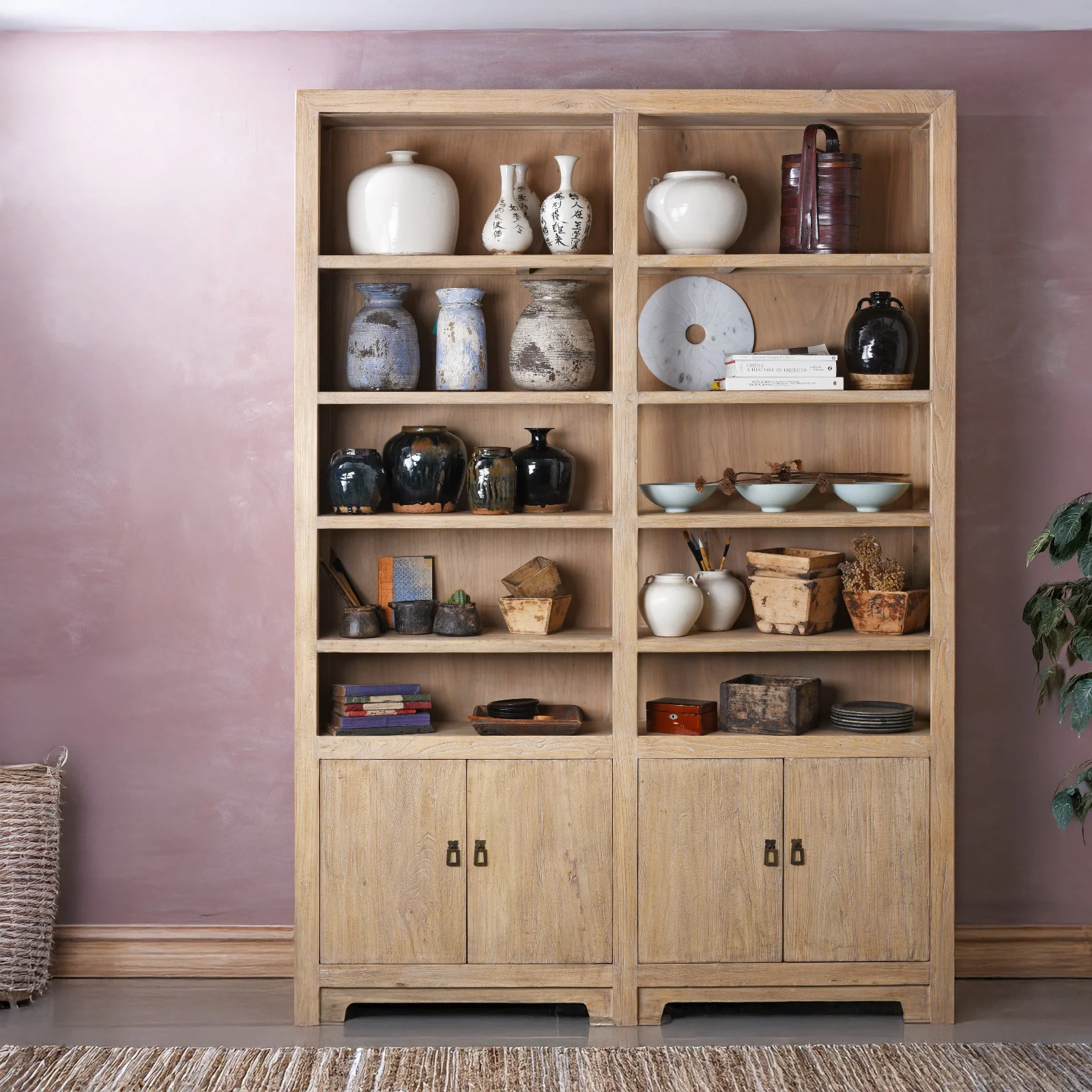 Bookshelf Made From Reclaimed Pine