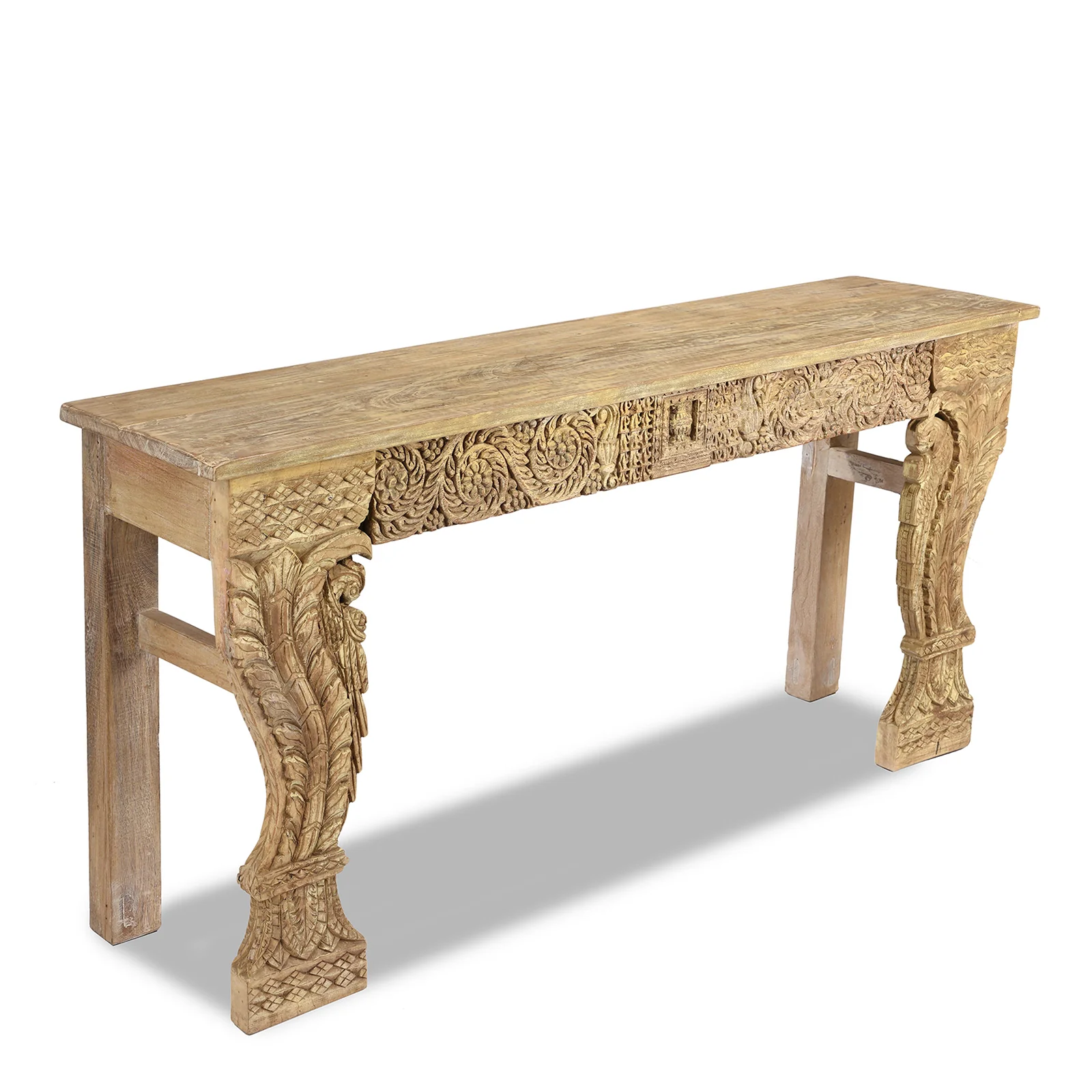 Reclaimed Teak Console Table - Image 4