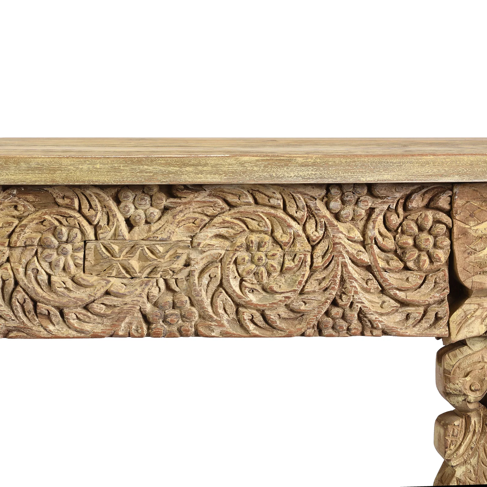 Reclaimed Teak Console Table - Image 7